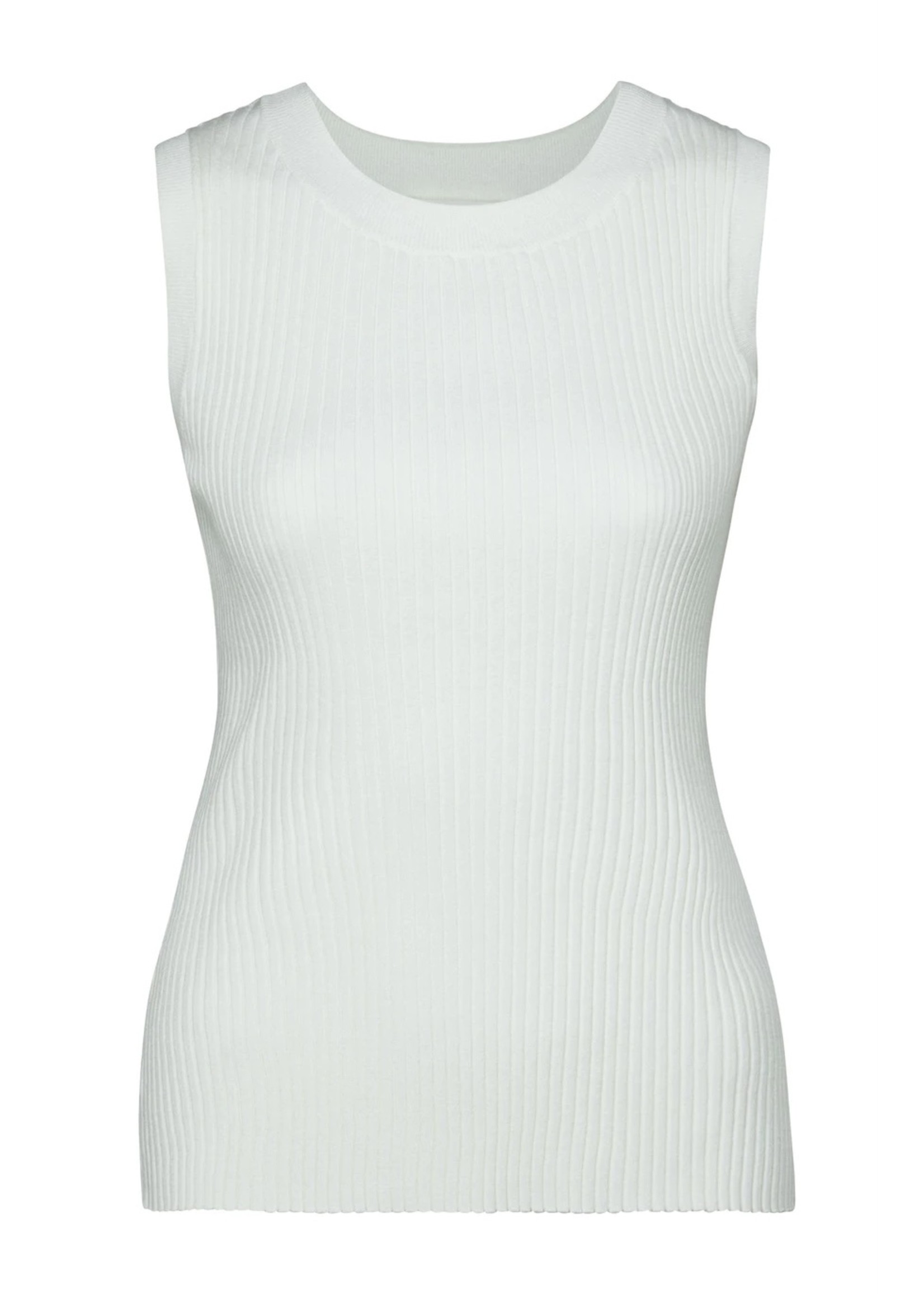 YAYA Yaya - Rib Stitch Sweater Sleeveless