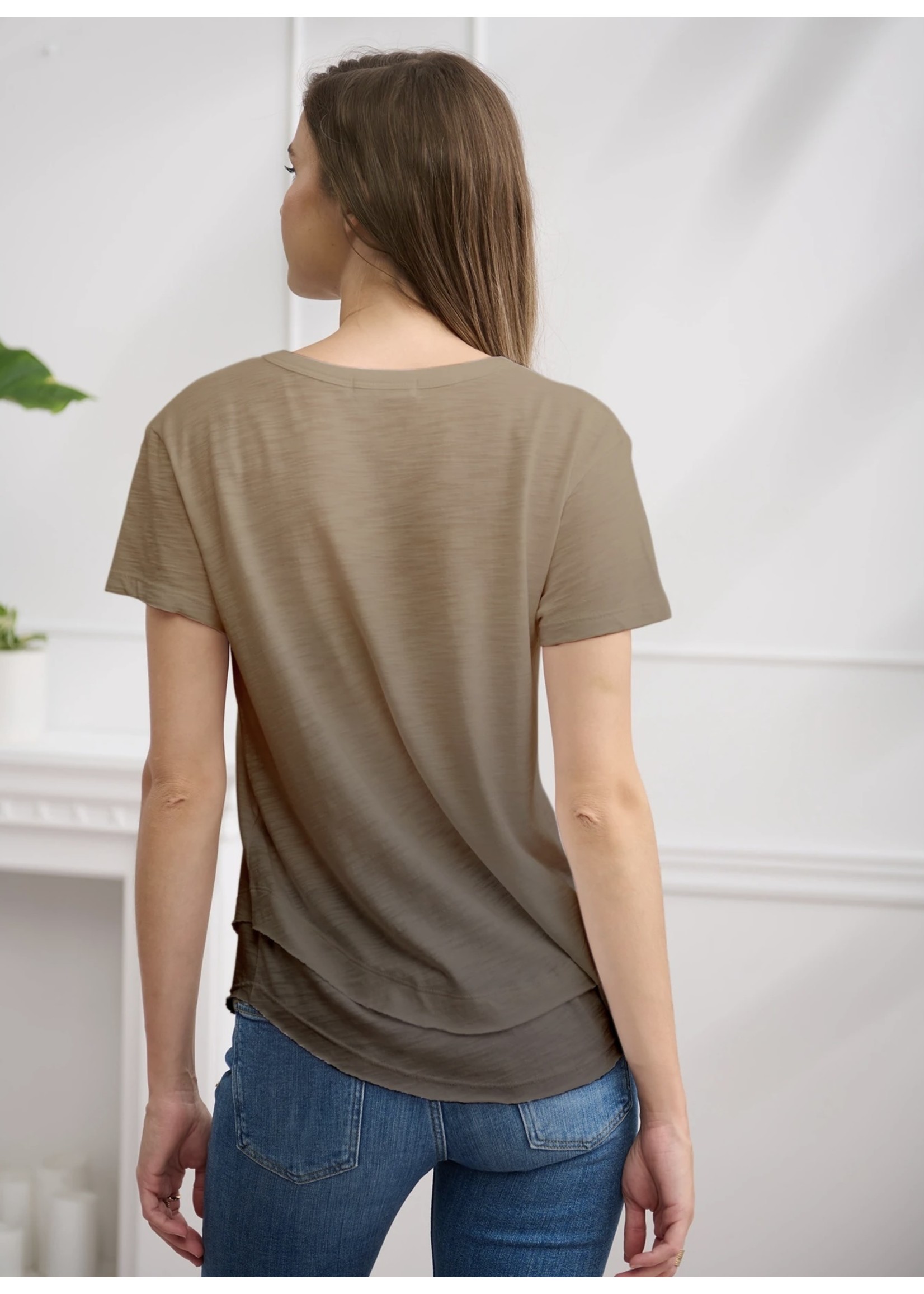 CHRLDR CHRLDR - Ava Mock Layer T-Shirt