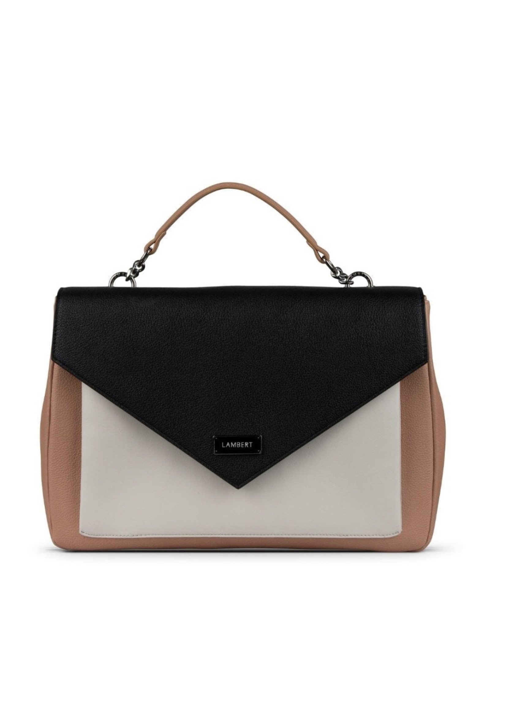 Lambert Lambert - Amelia Vegan Leather  Satchel Pebble