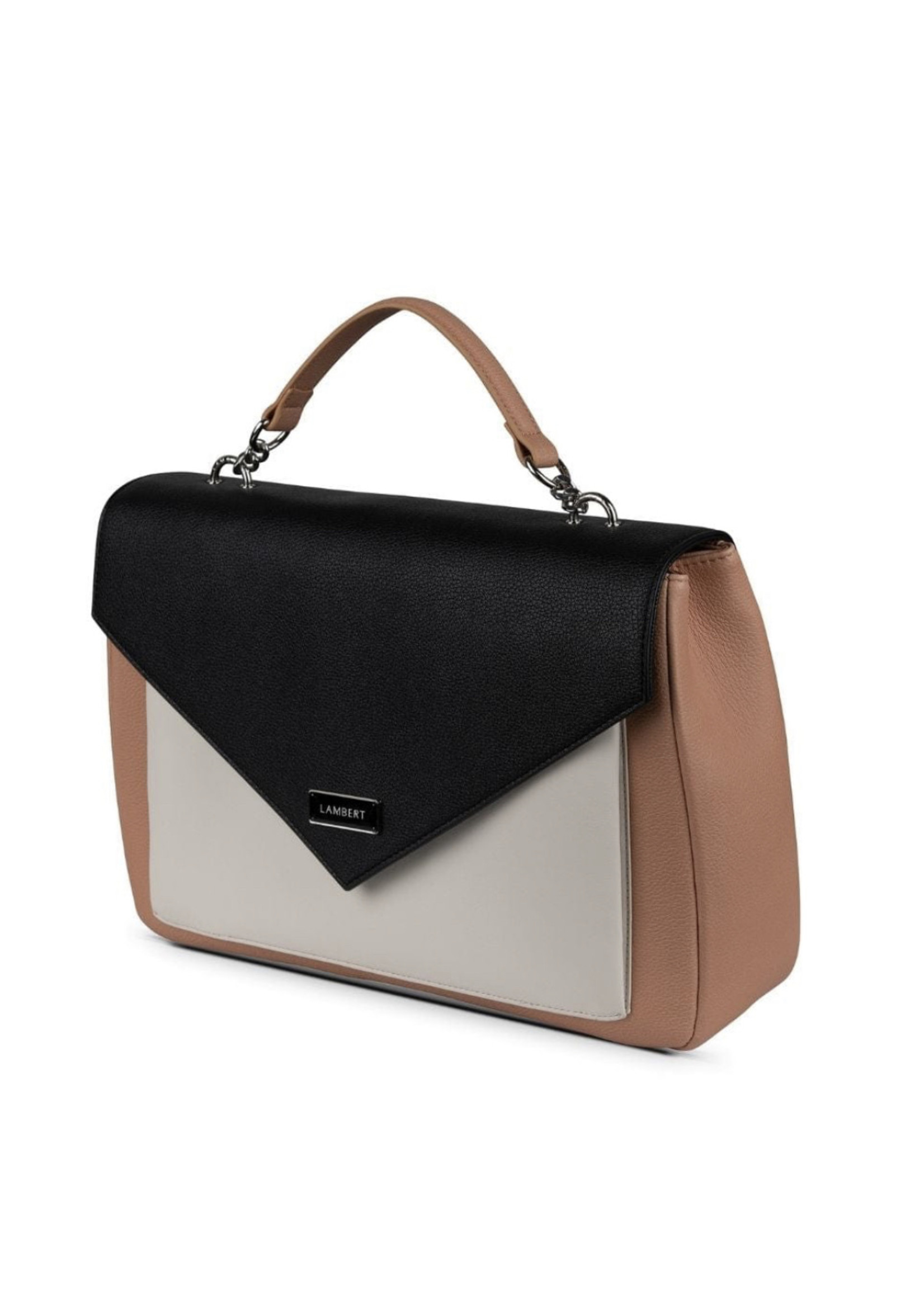 Lambert Lambert - Amelia Vegan Leather  Satchel Pebble