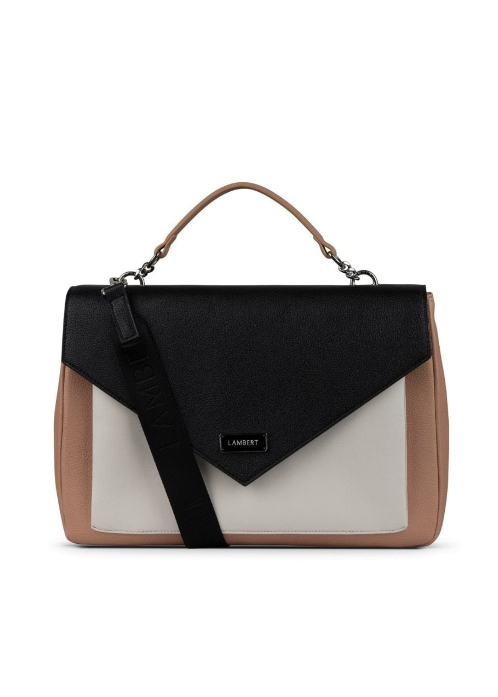 Lambert Lambert - Amelia Vegan Leather  Satchel Pebble