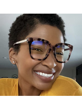 Diff Eyewear Bella Bluelight Bella XS Square Glasses | Black & Clear Blue Light  main image 2