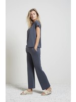 YAYA Yaya - Jersey Wide Leg Trousers With Smocked Waist