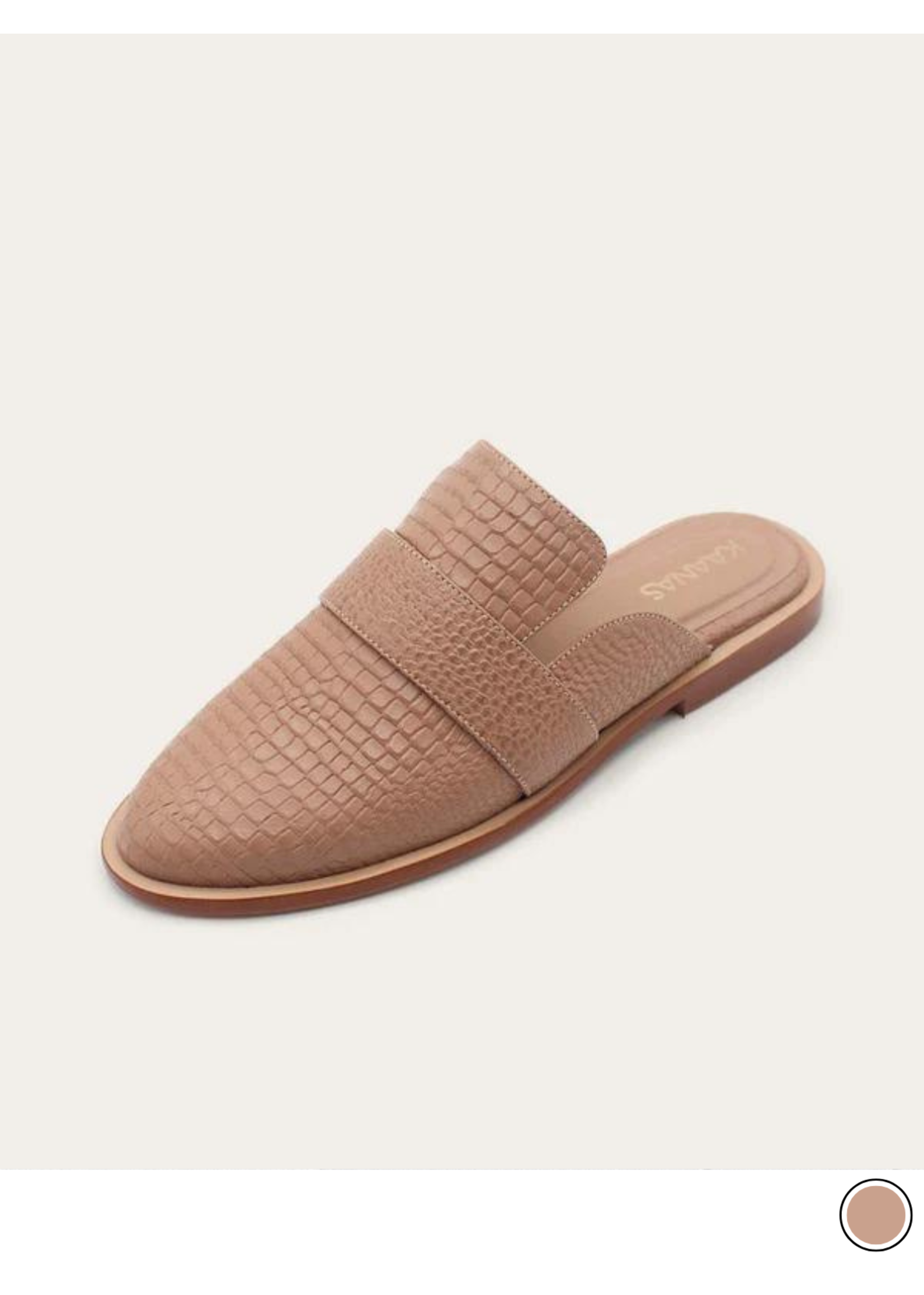 Kaanas Kaanas - Latvia Embossed Loafer Mule