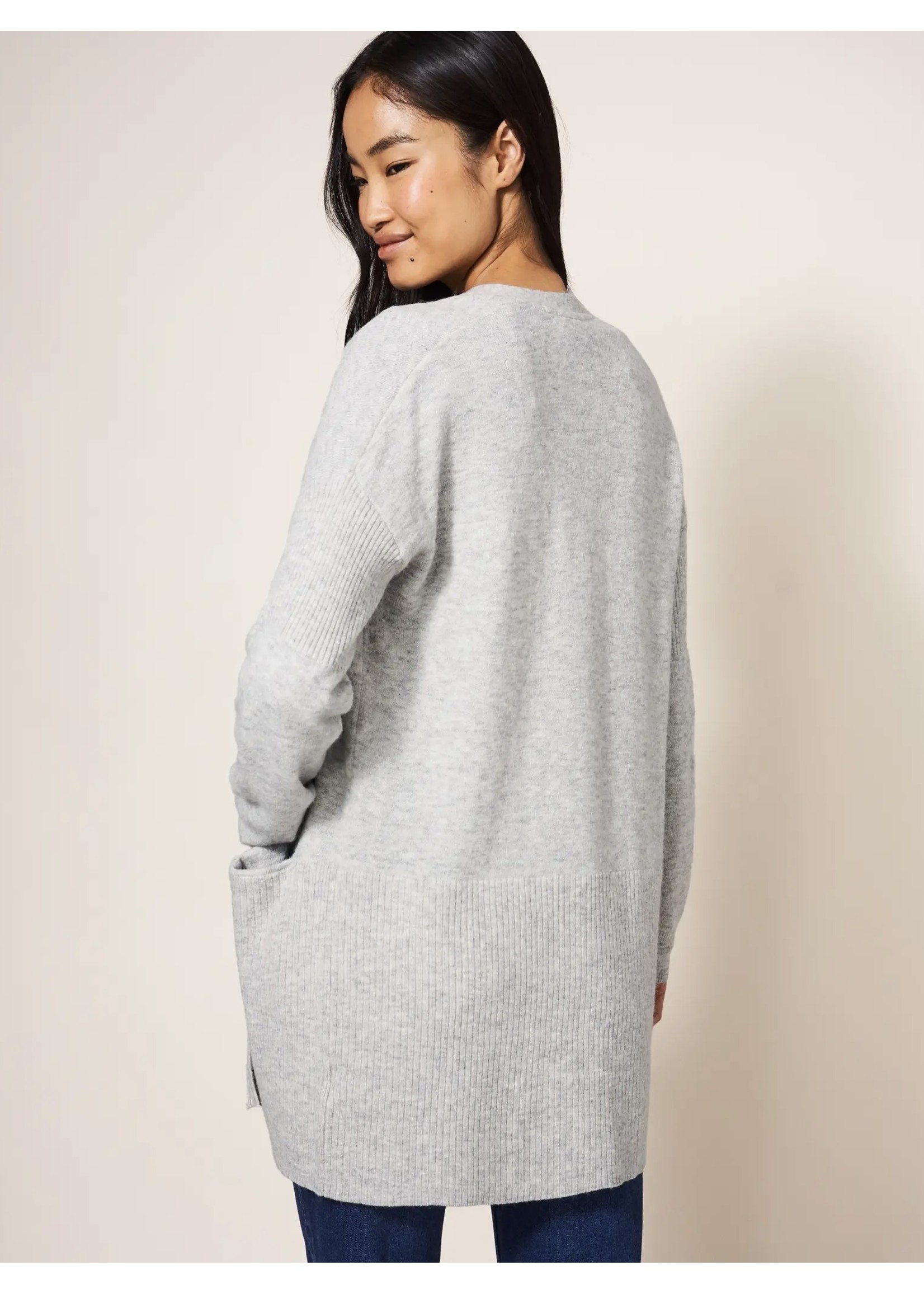 White stuff top cosy cardigan
