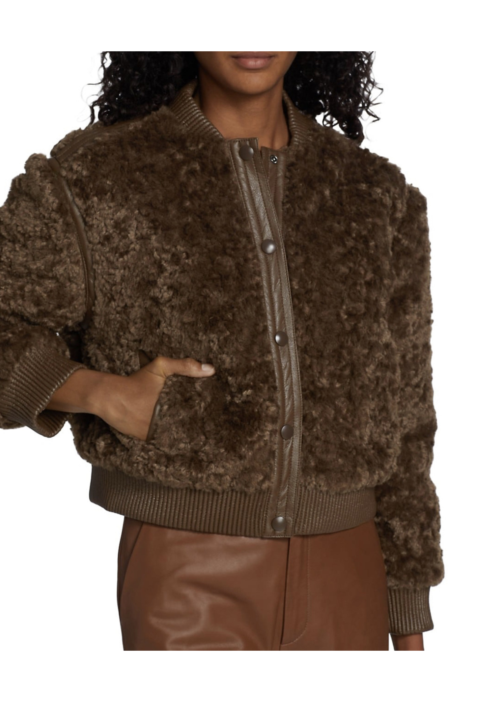 DH New York DH New York - Greyson Faux Fur Bomber