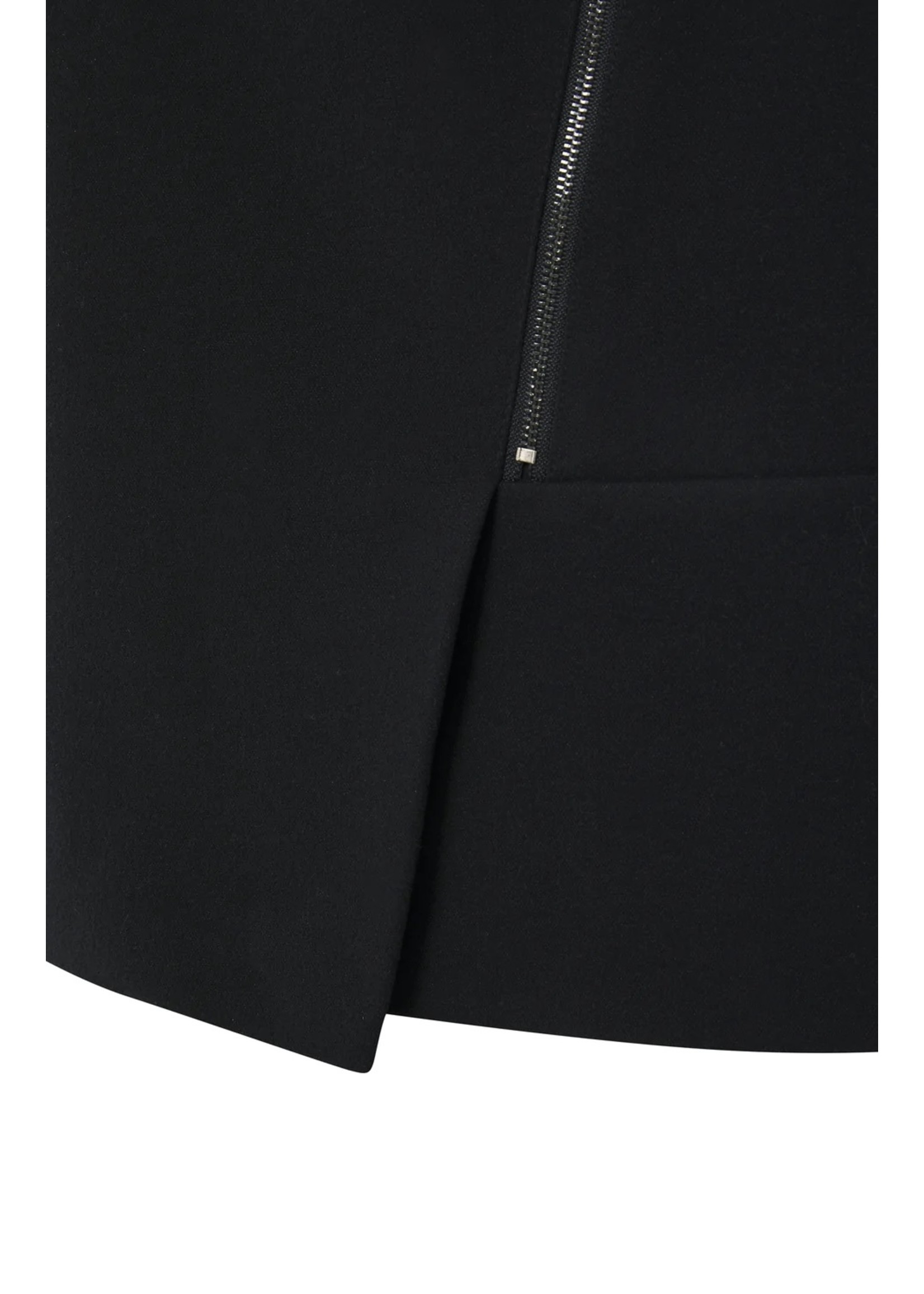 YAYA Yaya - Soft mini skirt with zipper in viscose mix
