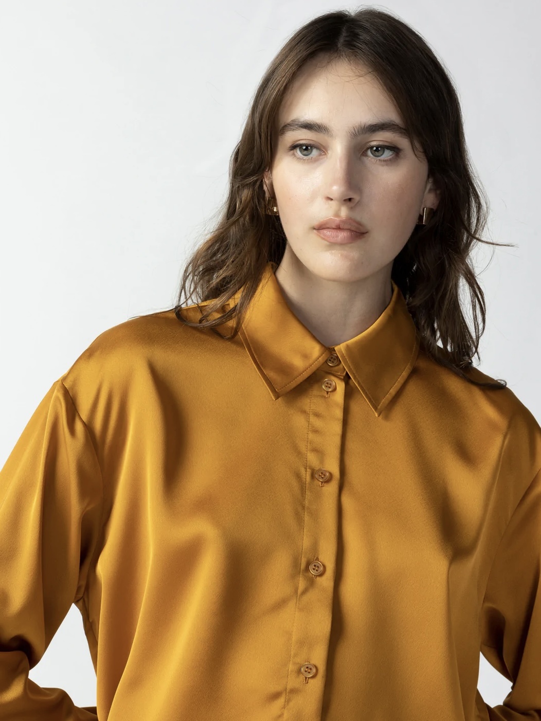 Sanctuary - Satin Oversized Shirt - MonAmie Boutique