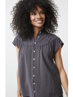 YAYA Yaya - Woven Sleeveless blouse with buttons and front and back yoke