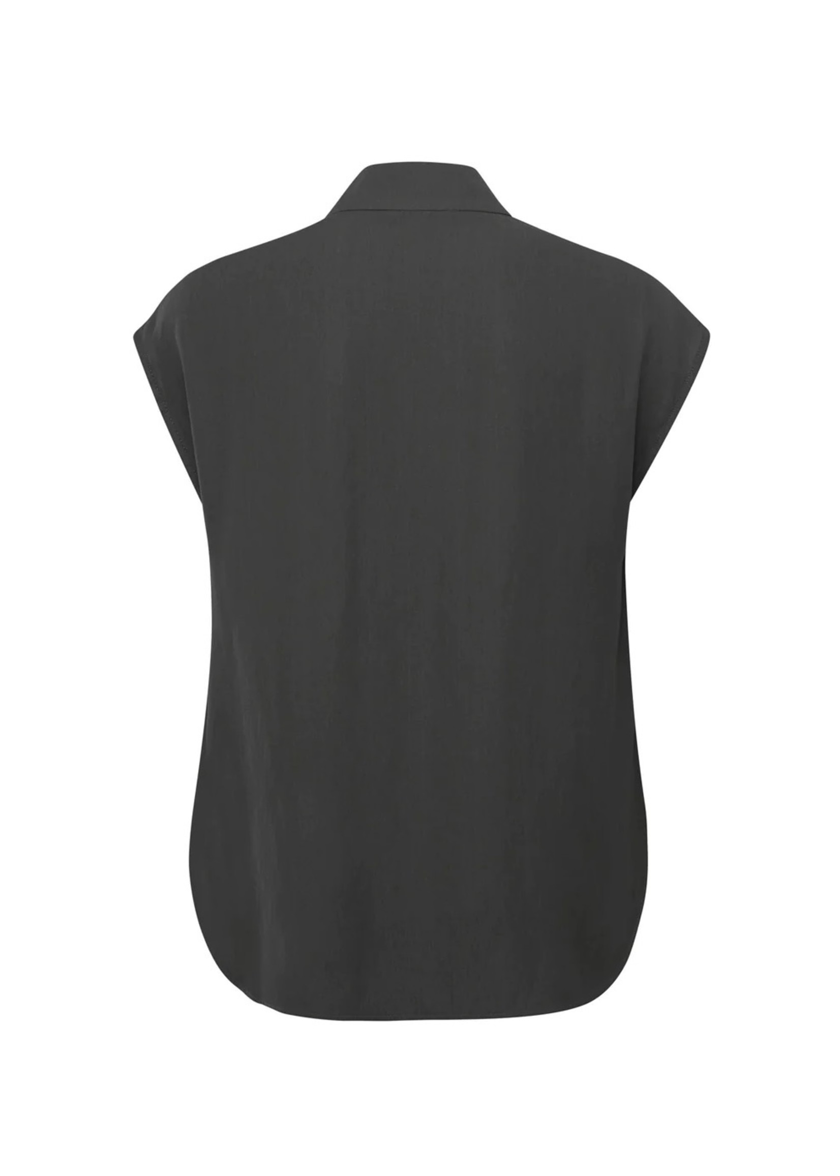 YAYA Yaya - Woven Sleeveless blouse with buttons and front and back yoke