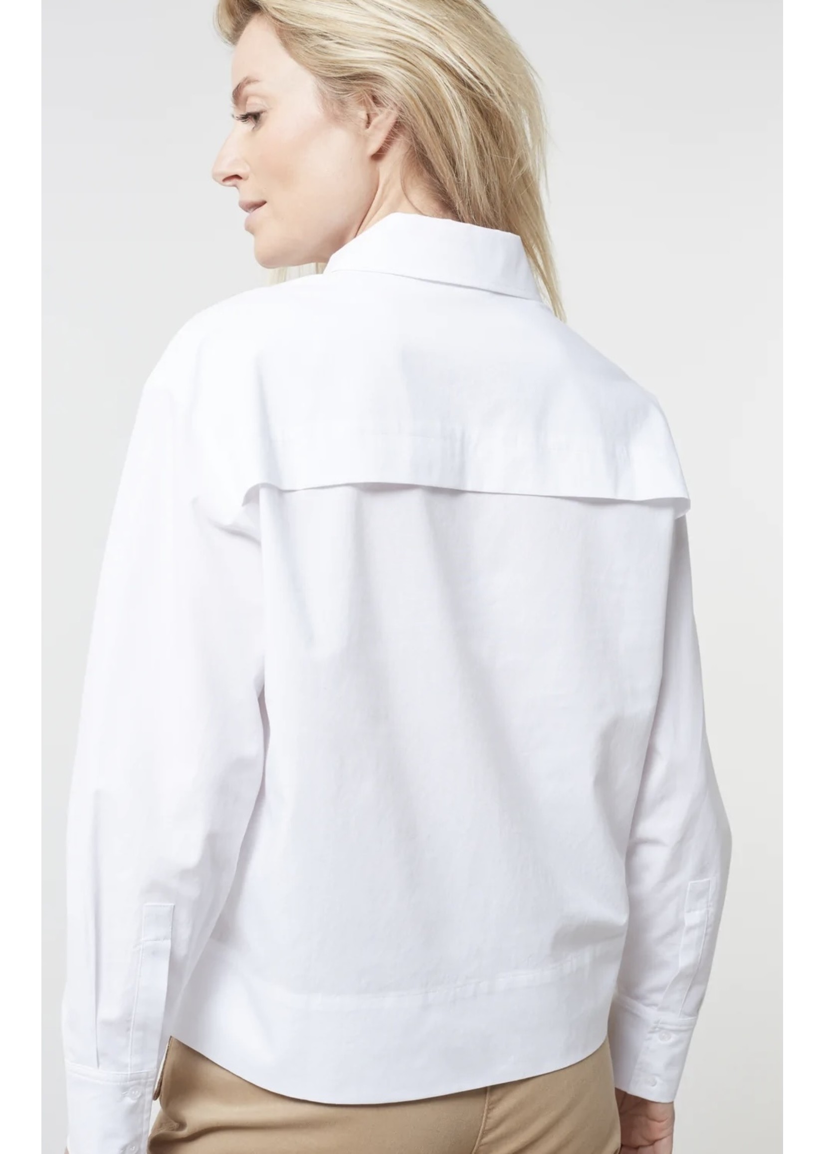 YAYA Yaya - Woven long sleeve blouse with blind placket