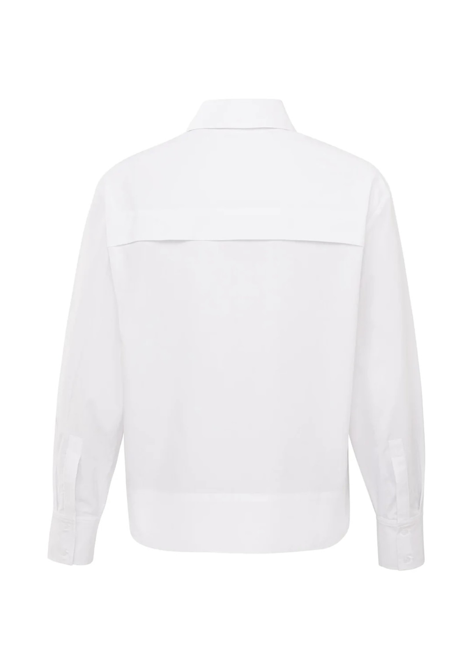 YAYA Yaya - Woven long sleeve blouse with blind placket