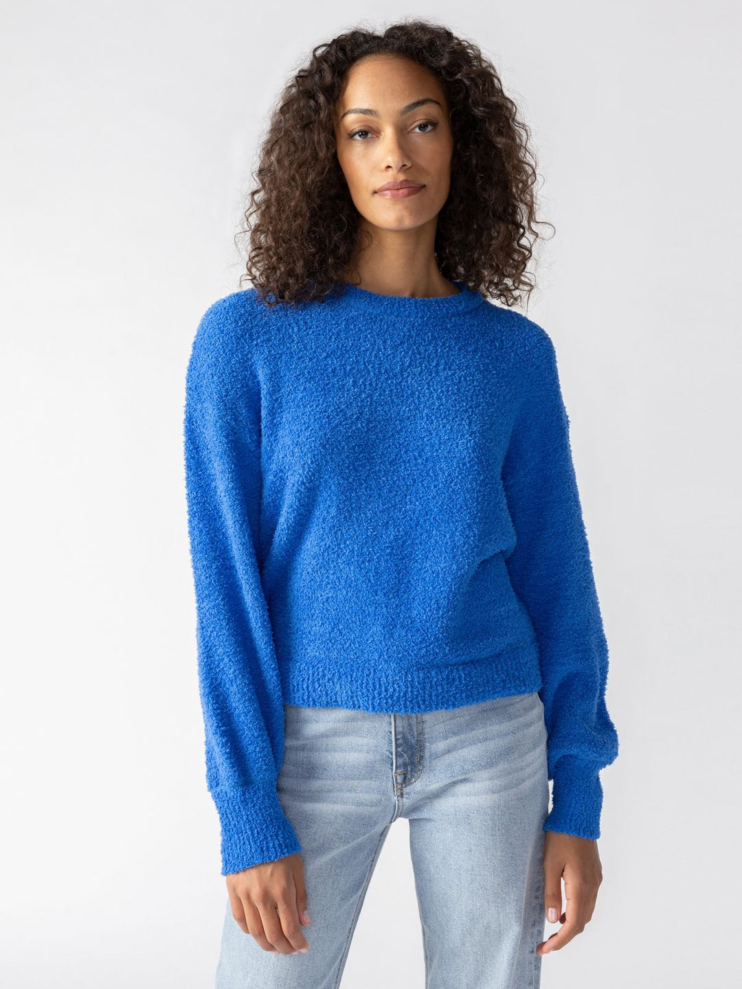 Sanctuary Plush Volume Sleeve Sweater Creme