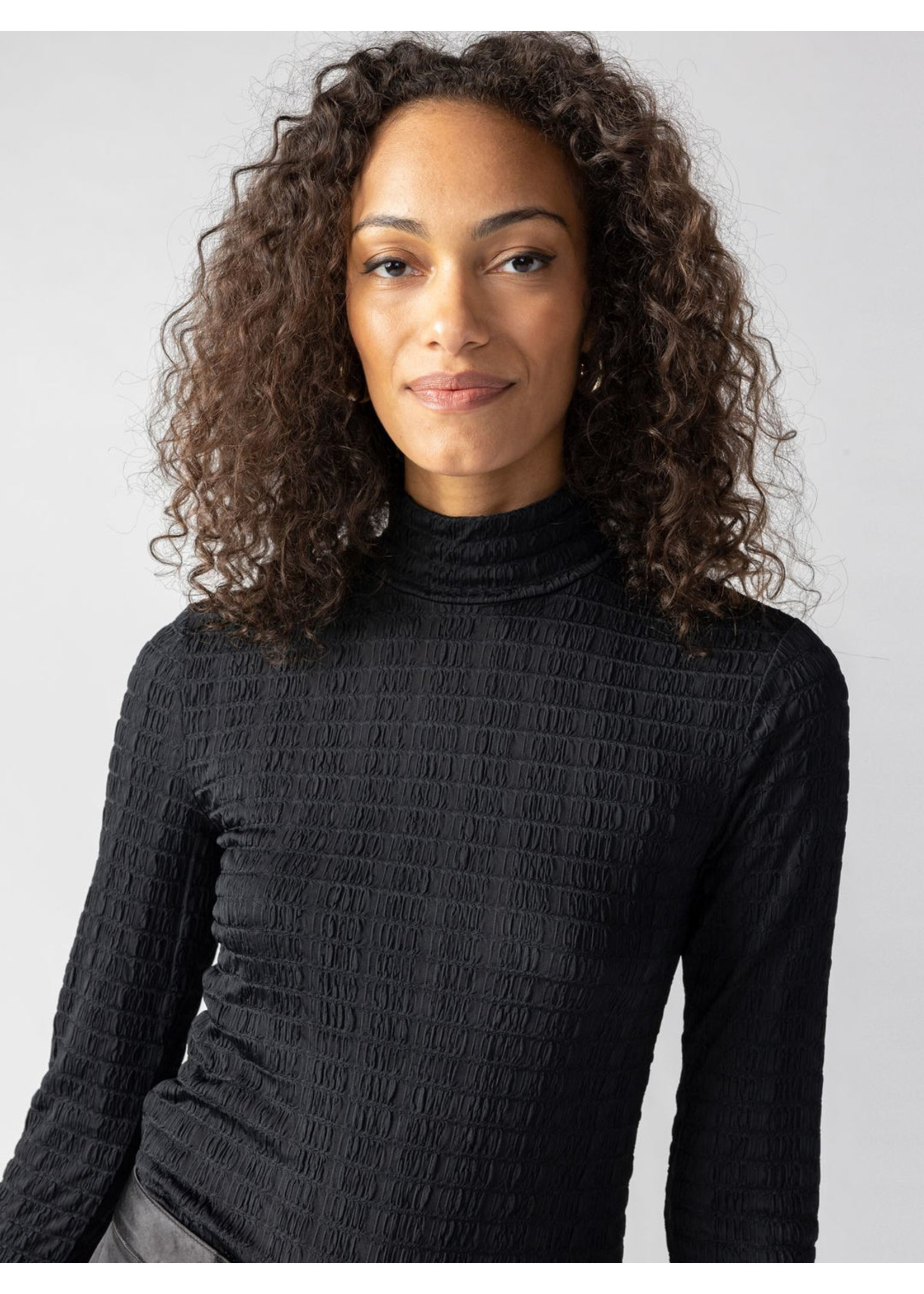 Sanctuary Sanctuary - Textured Mock Top