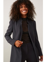 YAYA Yaya - Long Blazer with fancy collar