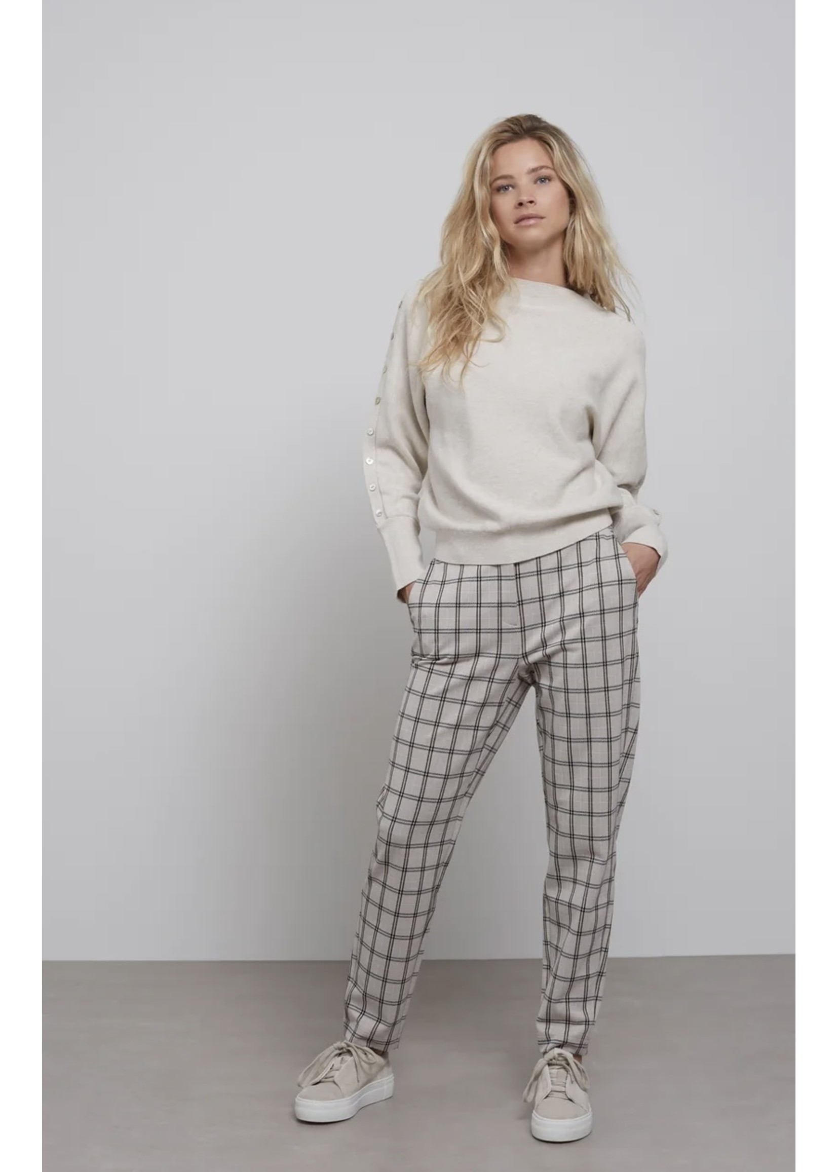 YAYA YAYA - Chino Trousers In Check