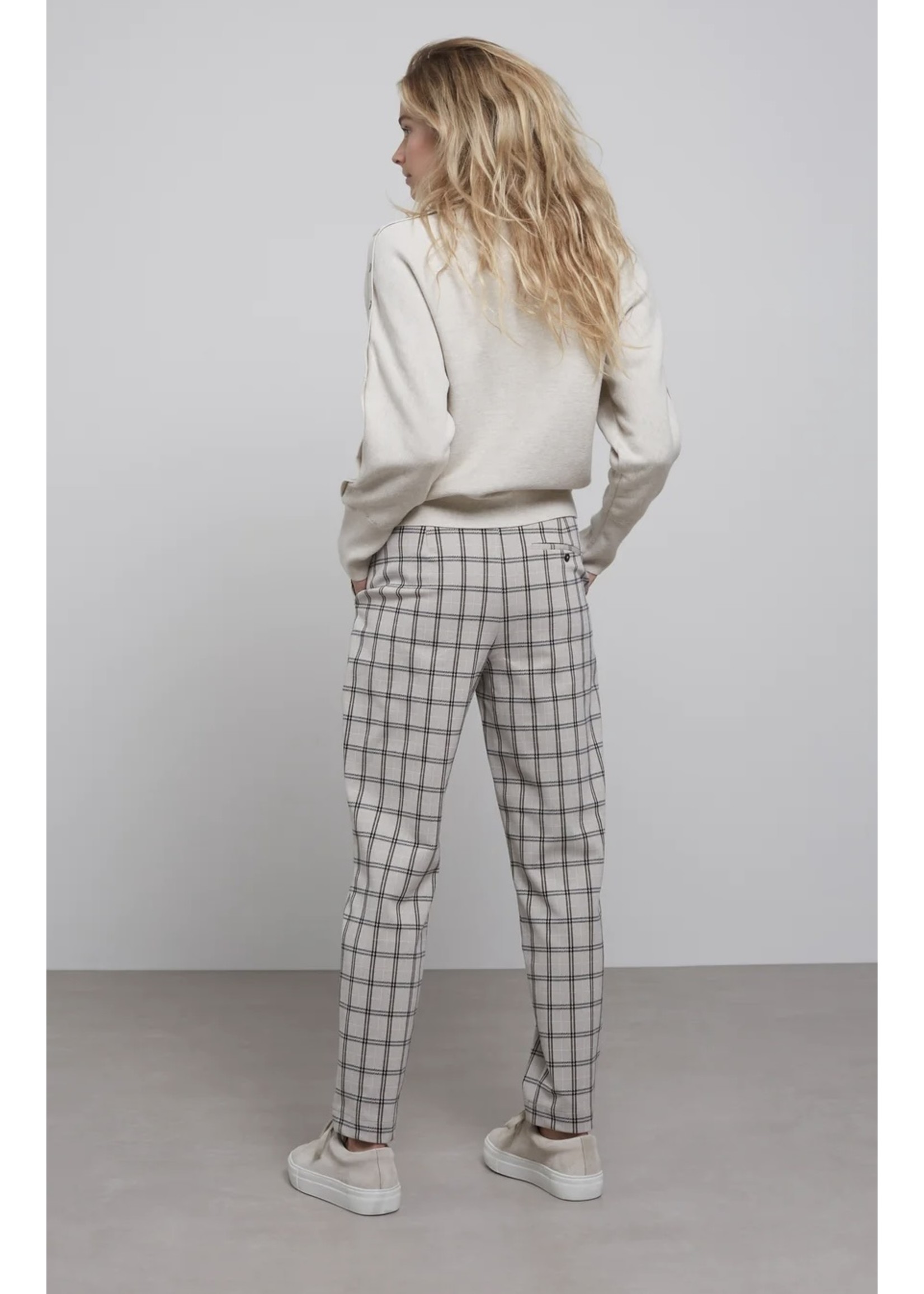 YAYA YAYA - Chino Trousers In Check