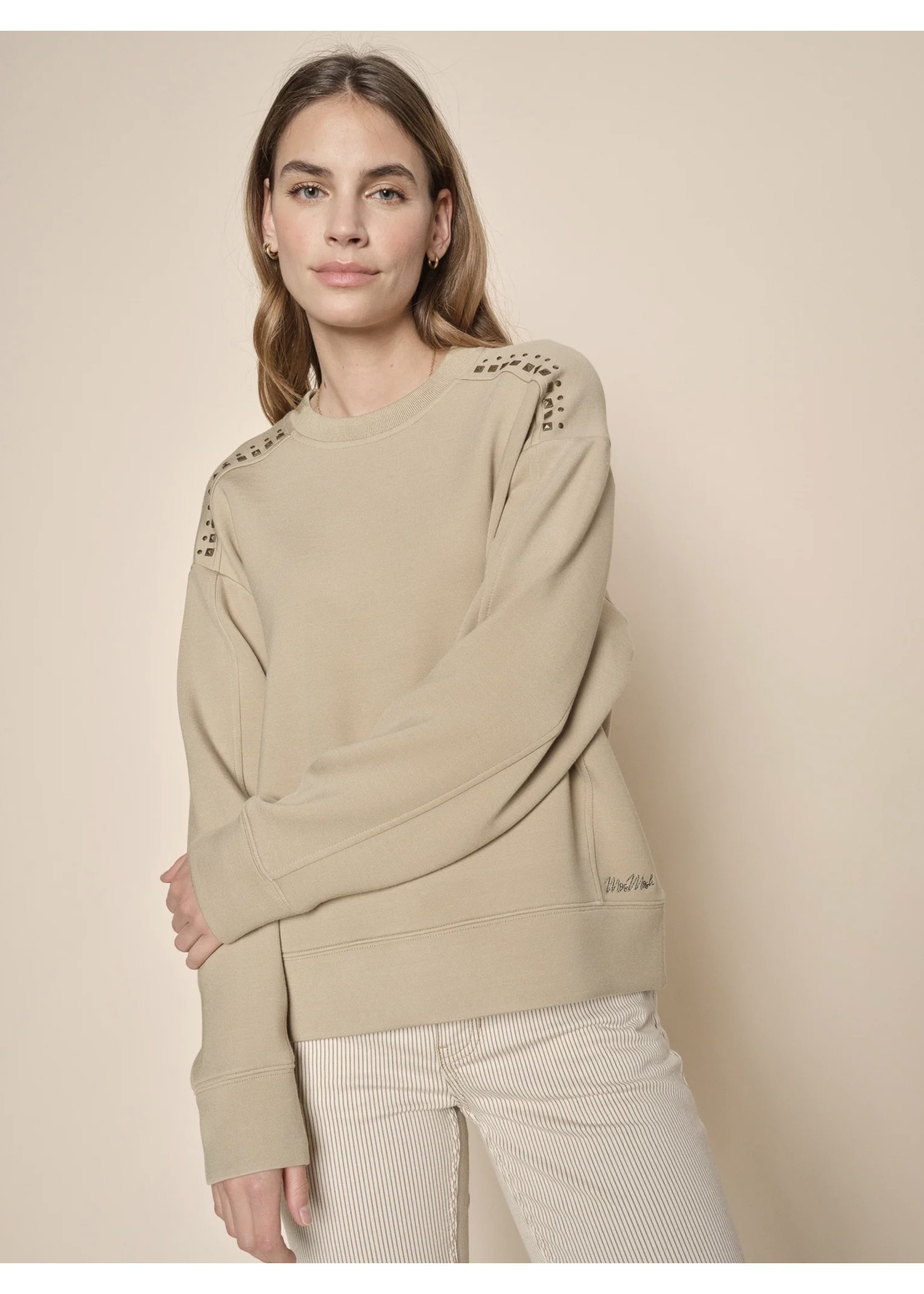 Mos Mosh Mos Mosh - Fortier  LS Stud Sweatshirt