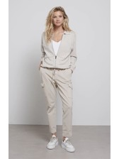 Yaya - Oversized cargo trousers in cotton Stretch - MonAmie Boutique