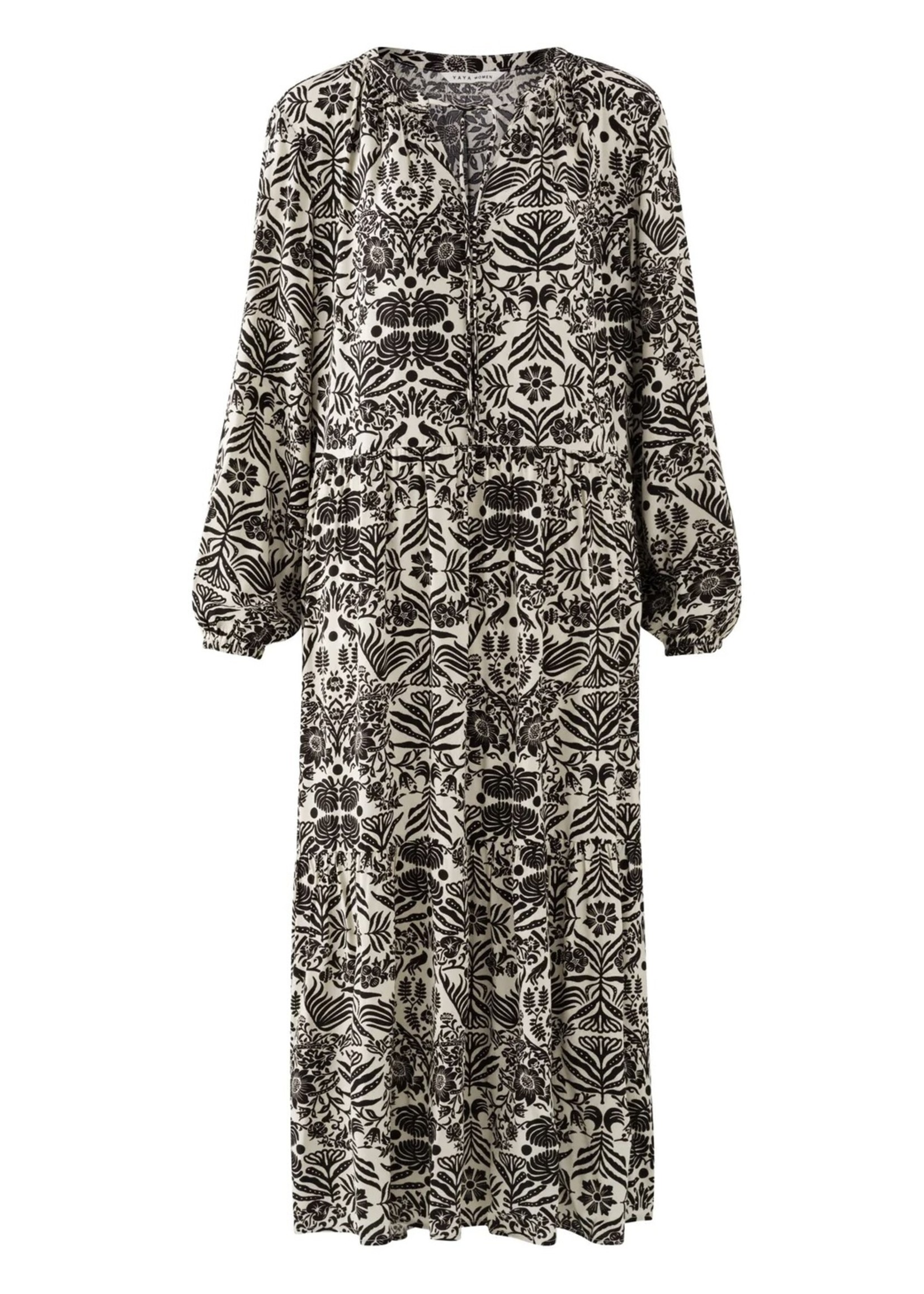 YAYA Yaya - Long Sleeve Printed dress Long