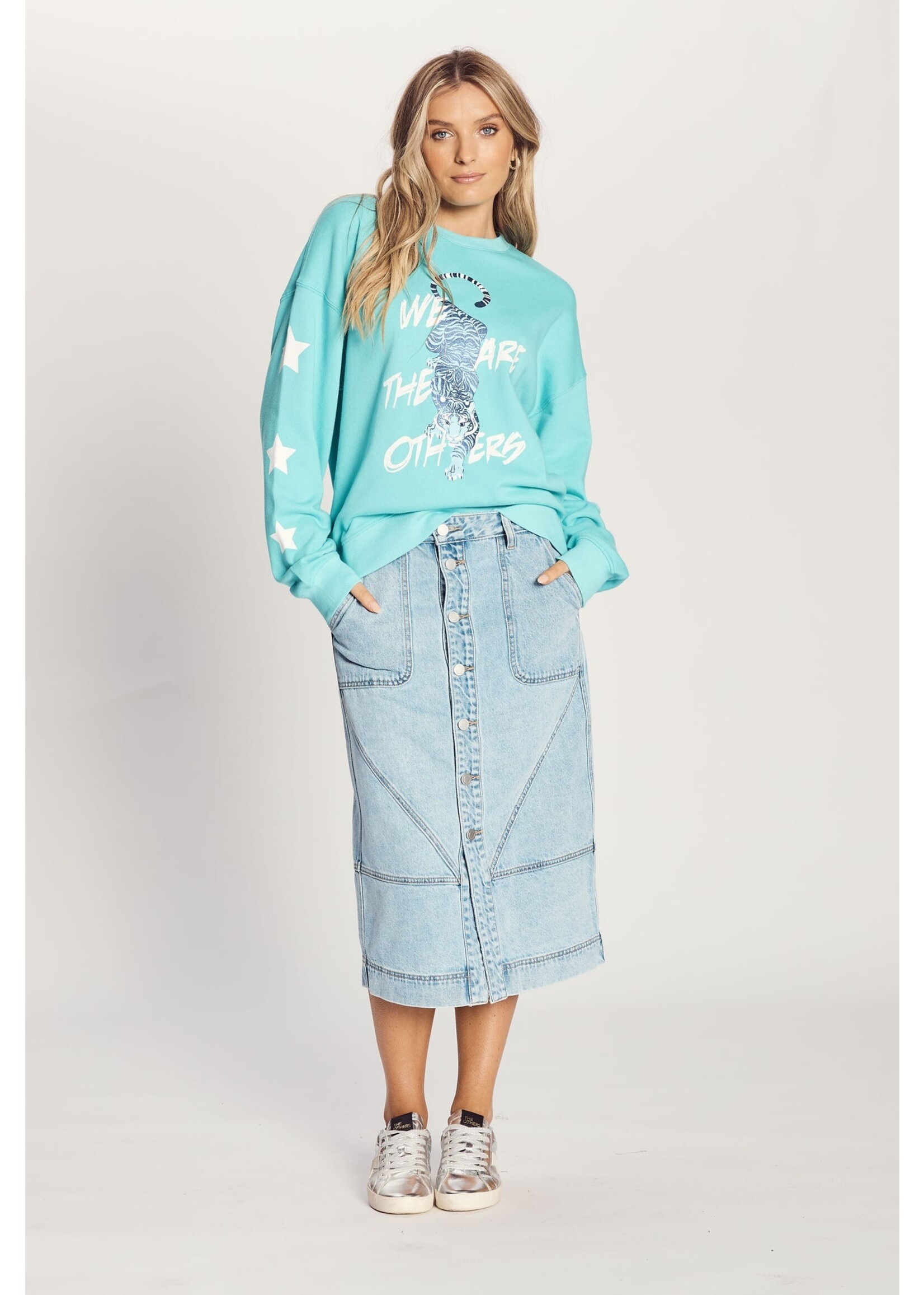 We Are the Others WATO - The Denim MIdi Skirt