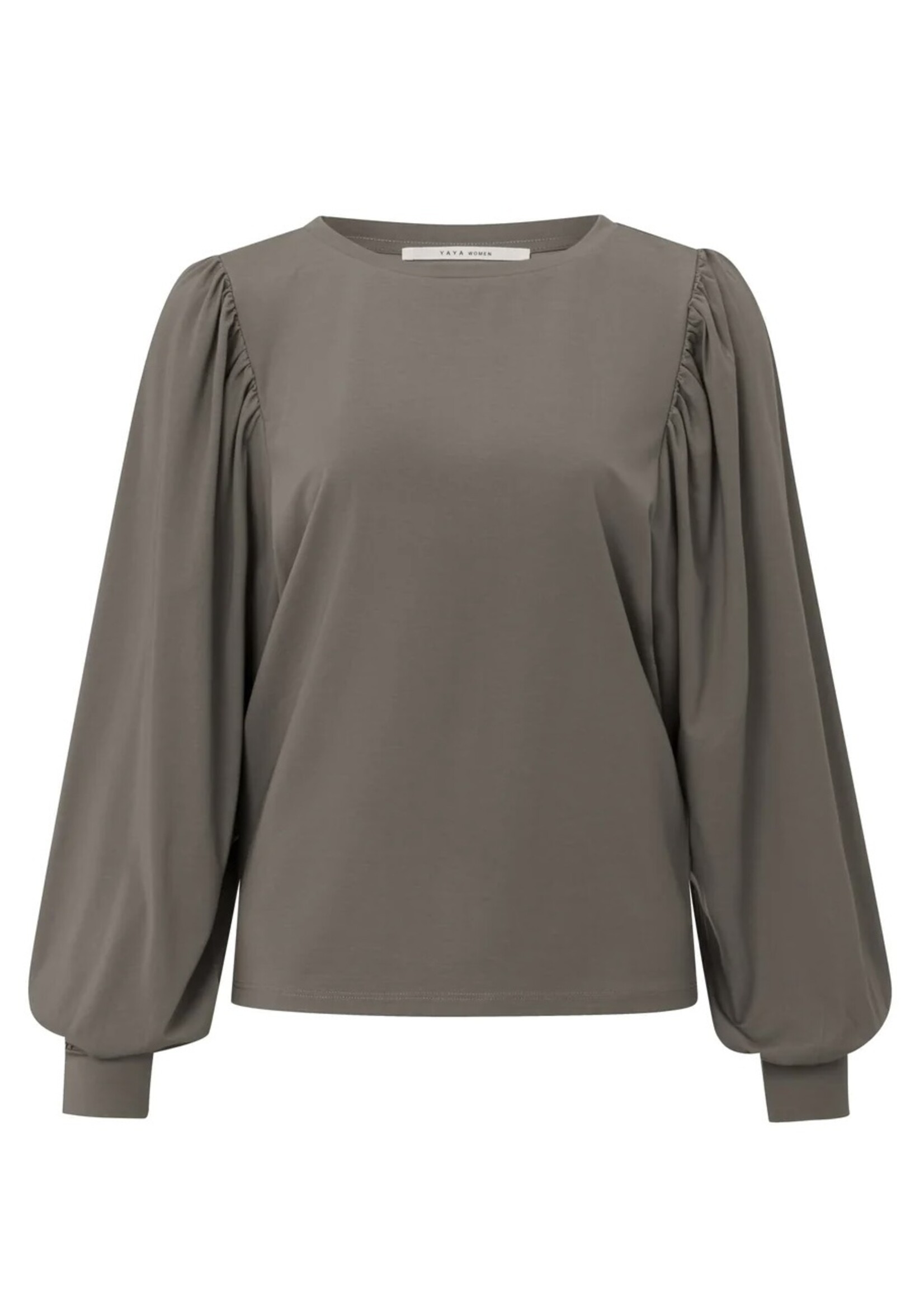 Yaya - Boatneck to with Puff Sleeve - MonAmie Boutique