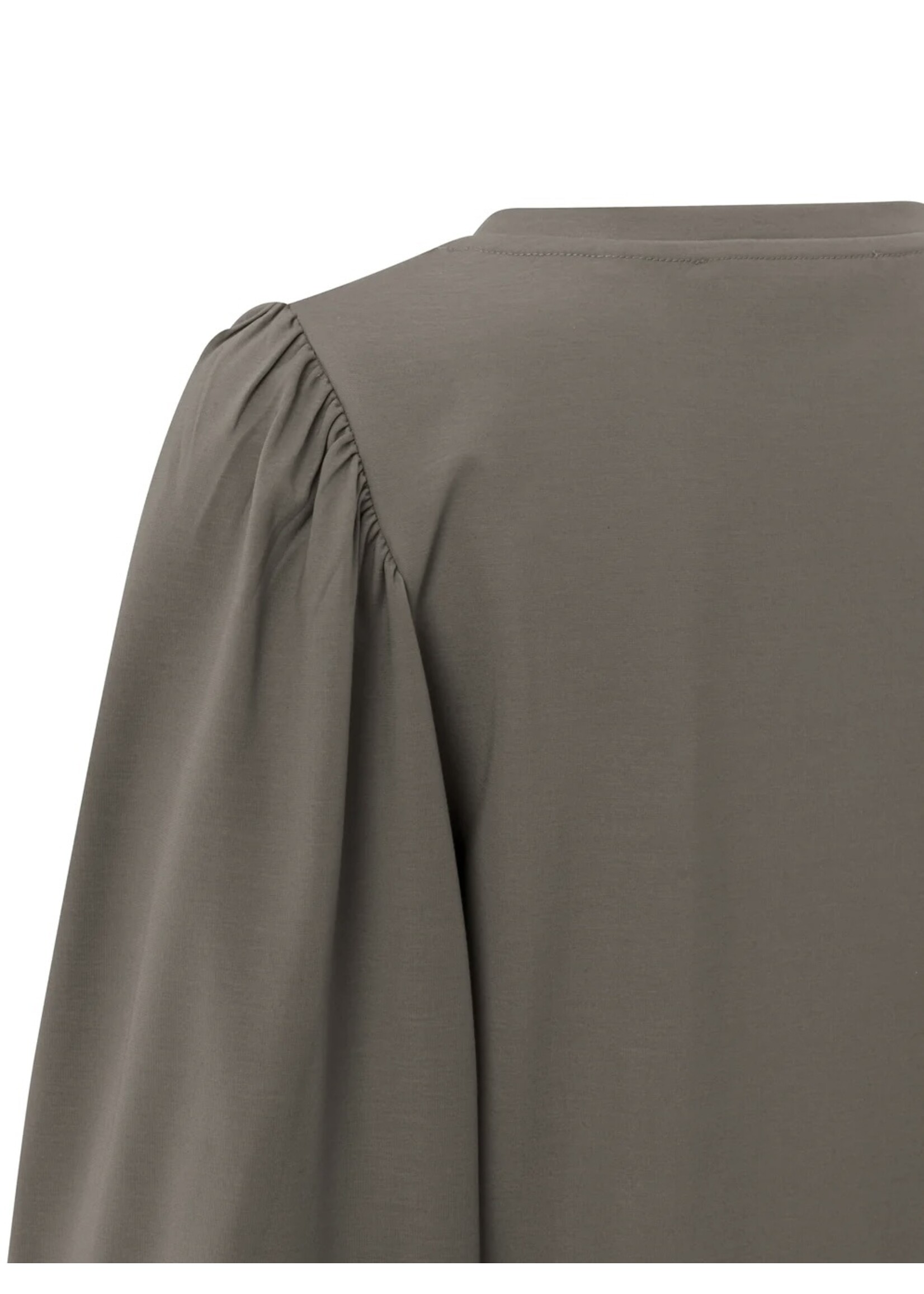 YAYA Yaya - Boatneck top with Puff Sleeve