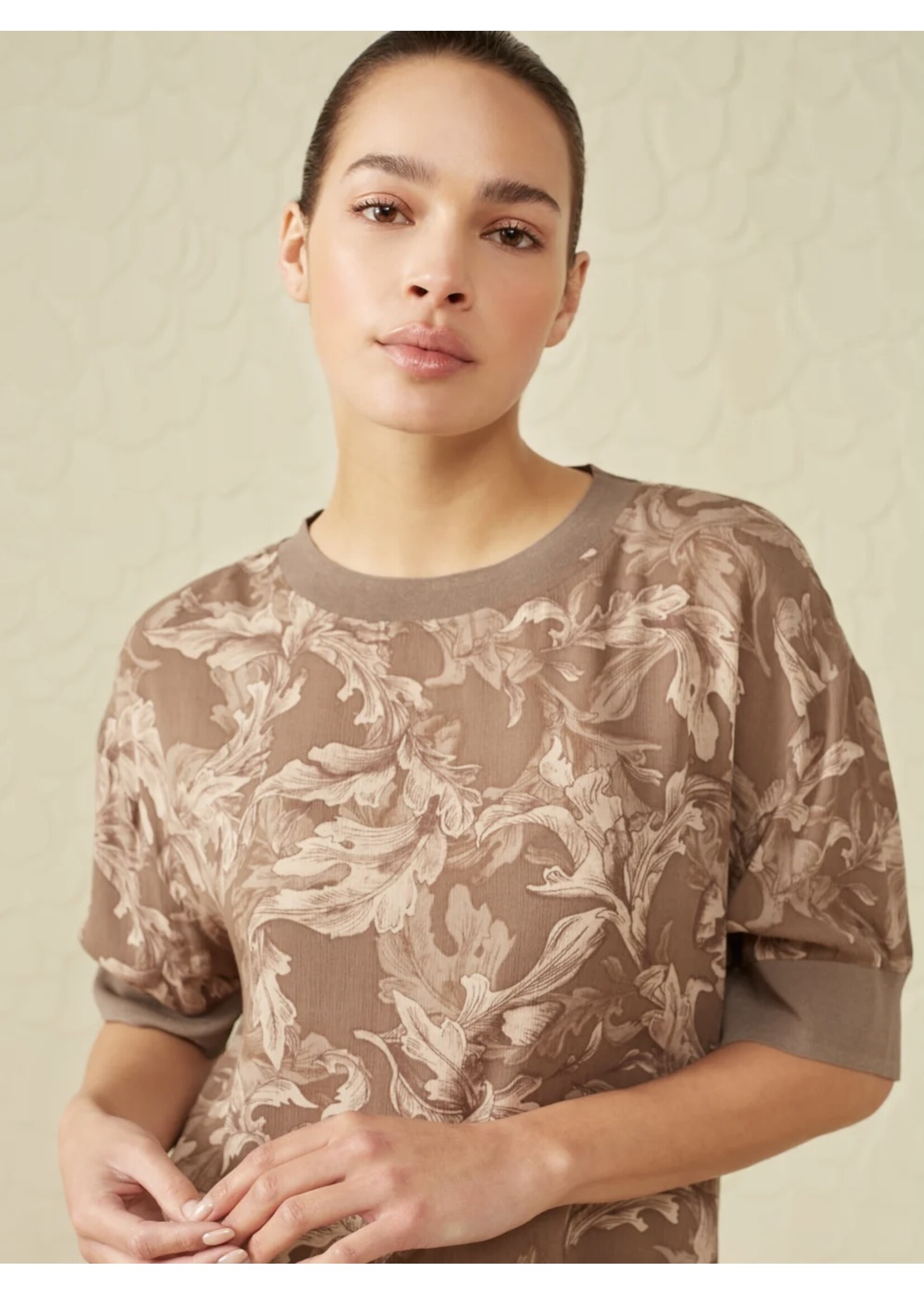 YAYA Yaya - Printed  Woven Shirt
