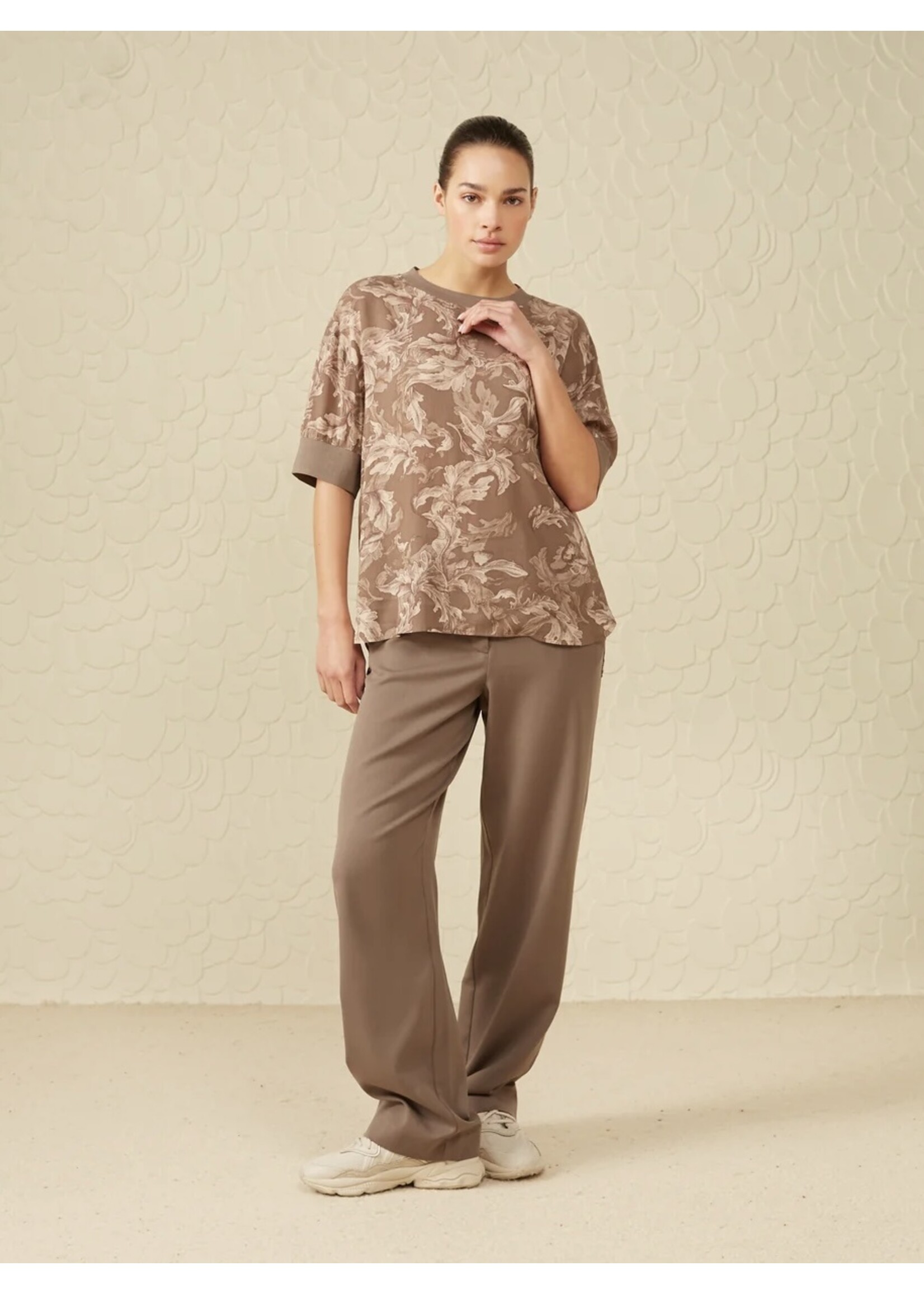 YAYA Yaya - Printed  Woven Shirt