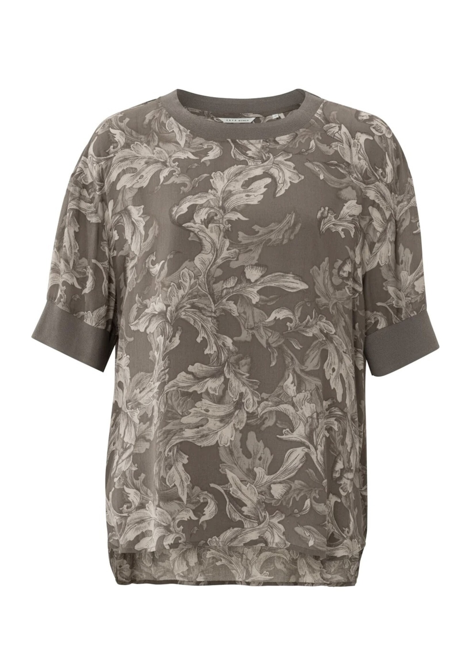 YAYA Yaya - Printed  Woven Shirt