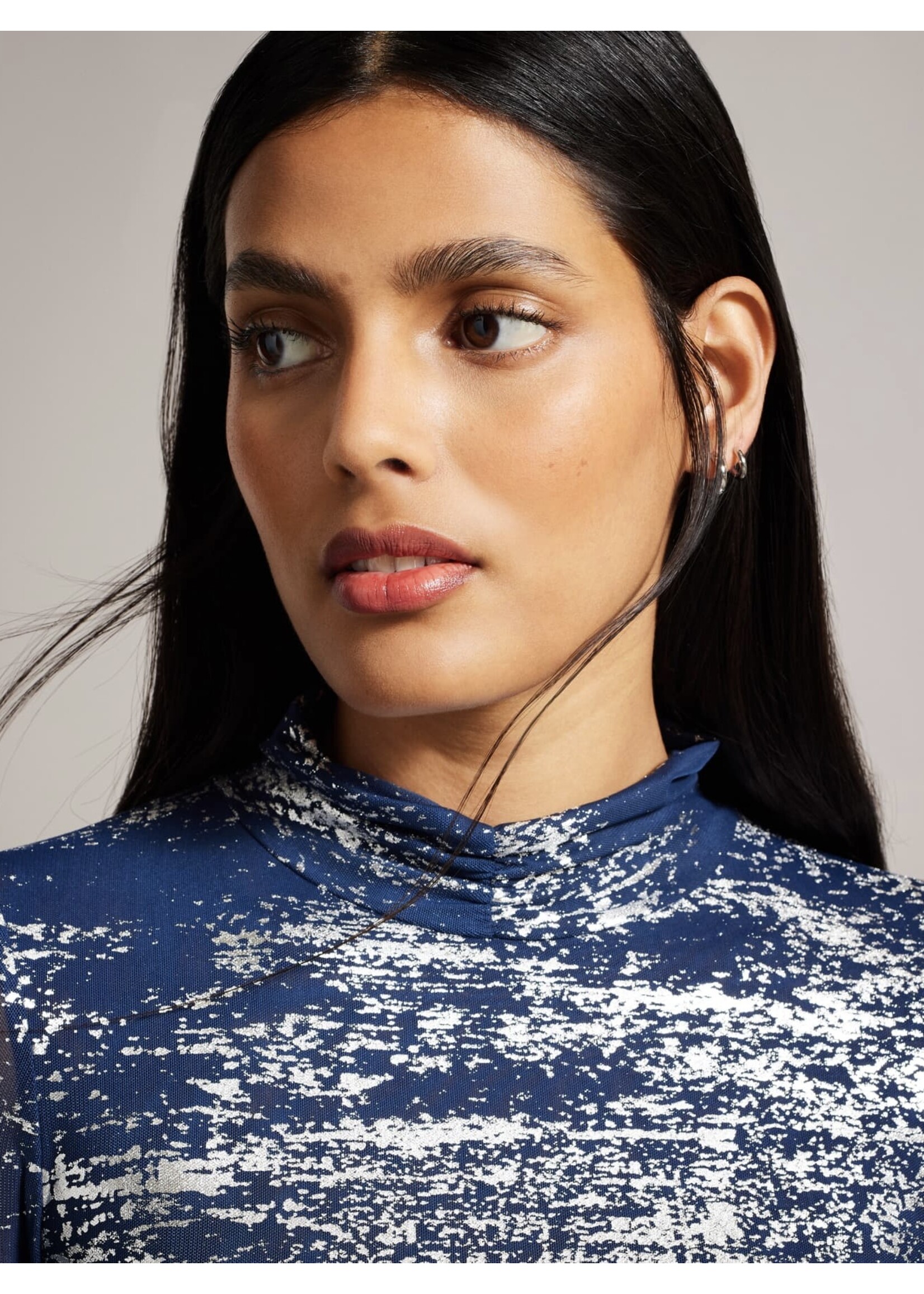 Ted Baker Ted Baker - Sofiy - Foil Print Mesh Top
