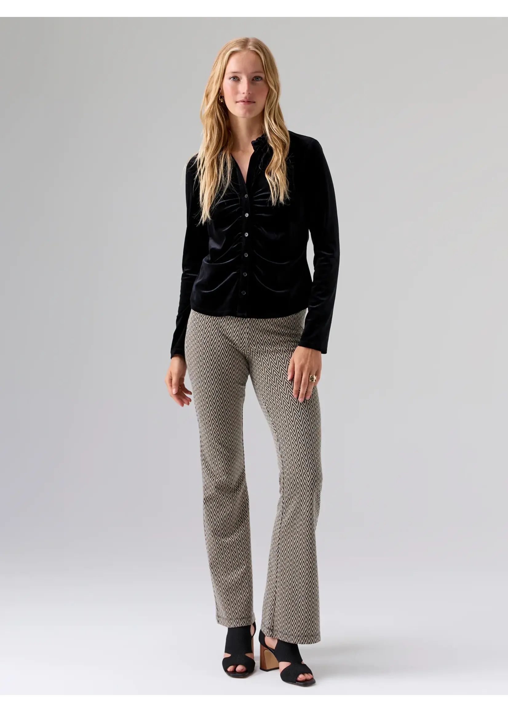 Sanctuary Sanctuary - Dreamgirl Velvet Button Up