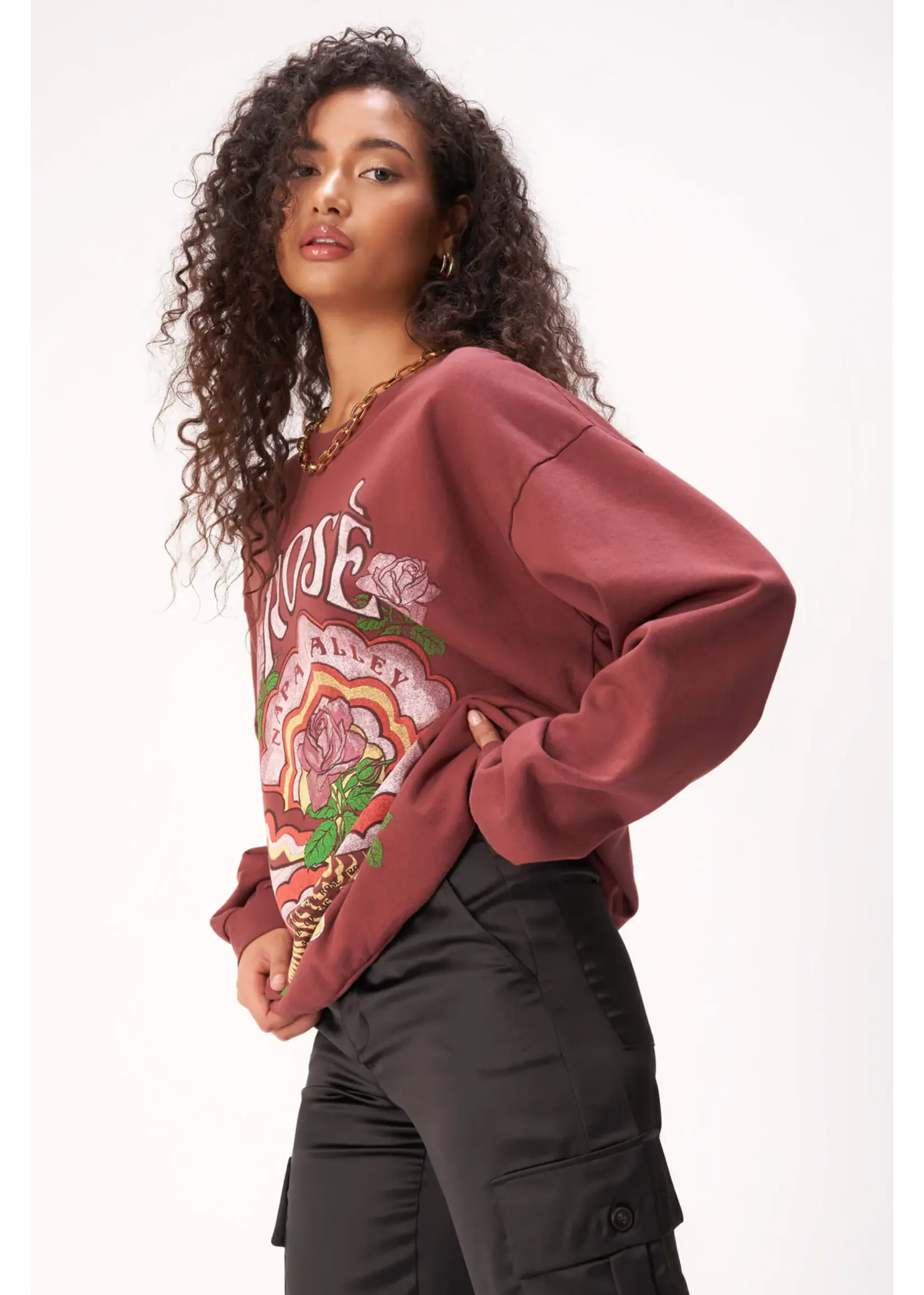 Project Social T Project Social T - Napa Rosé Sweatshirt