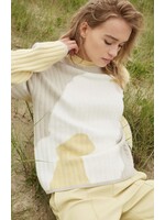 YAYA YAYA - Short Sweater With Jacquard