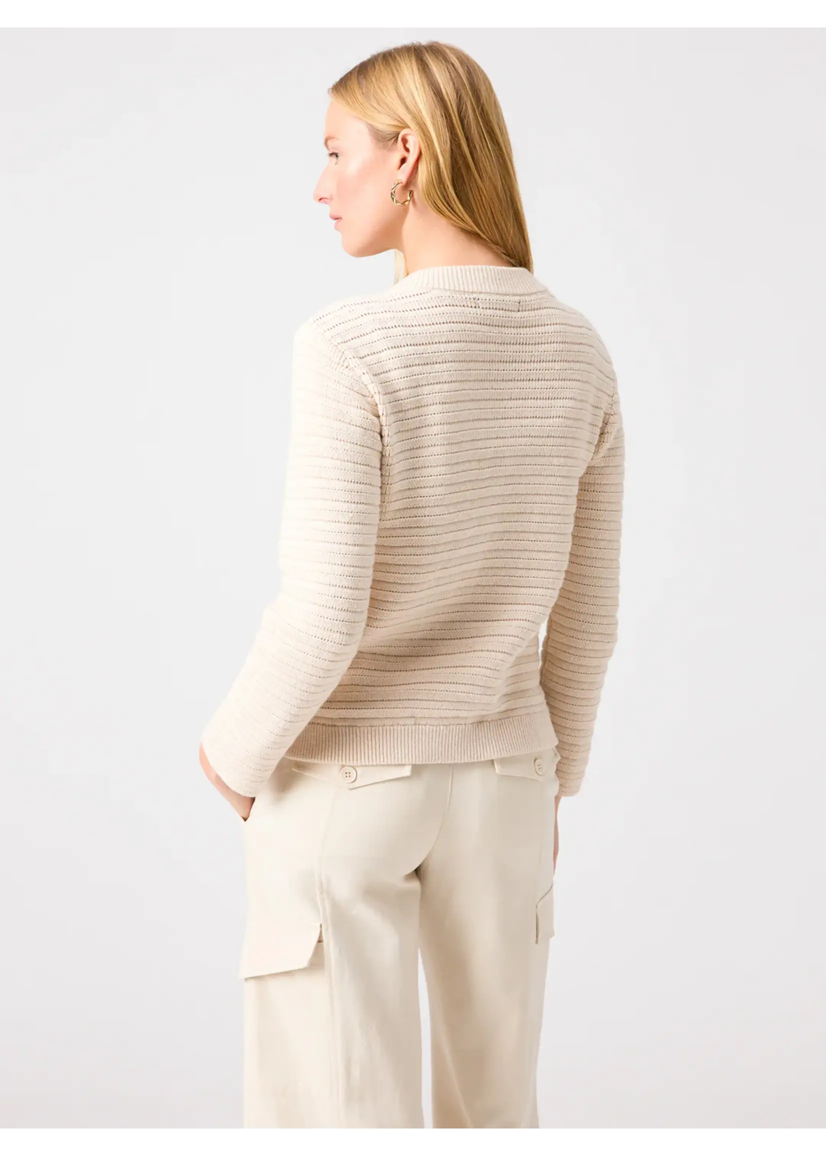 Sanctuary Knit Jacket In Toasted Almond