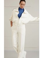 YAYA YAYA - Jersey Structured Cropped Jacket