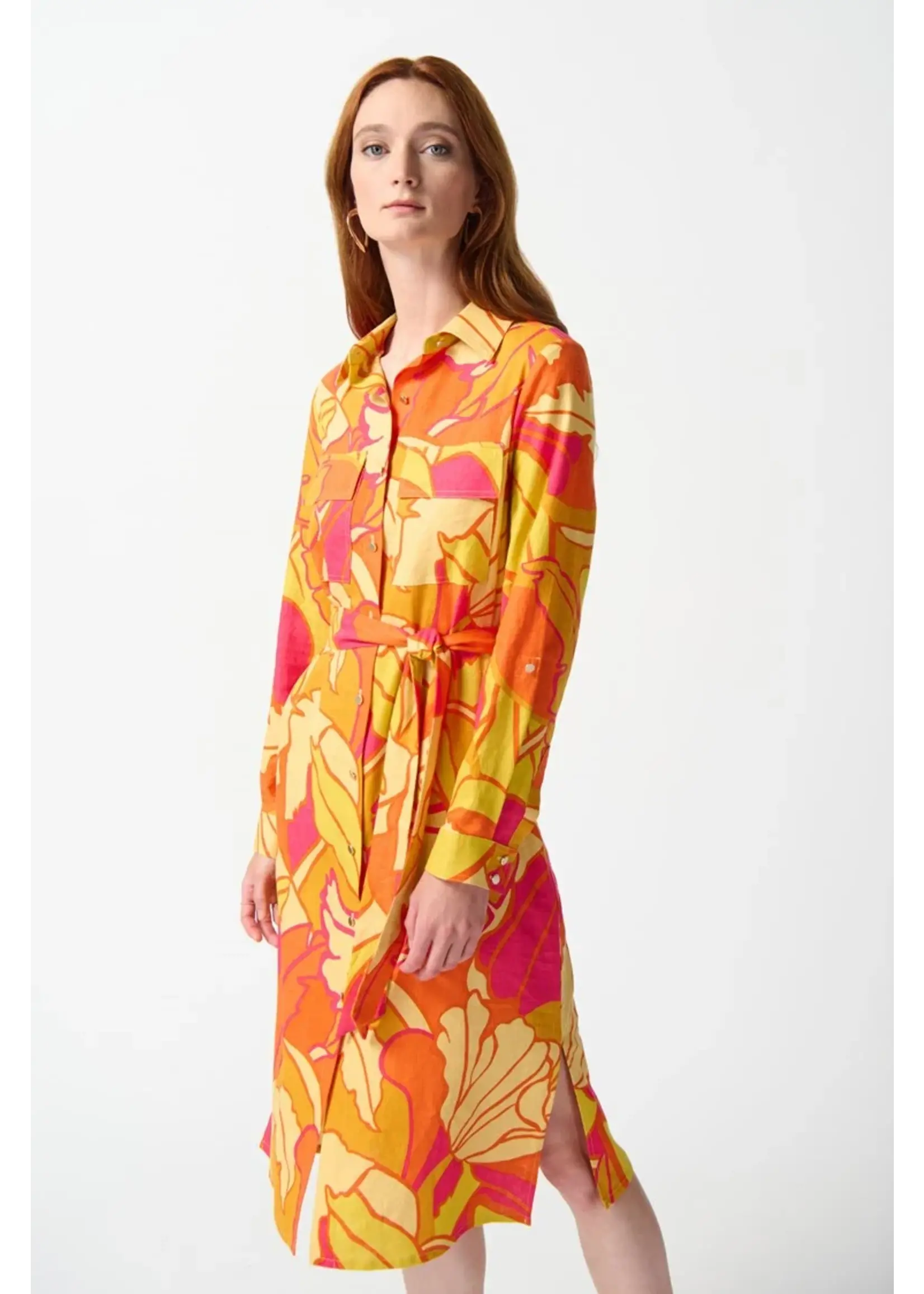Joseph Ribkoff Joseph Ribkoff - Tropical Print Shirt Dress 242912