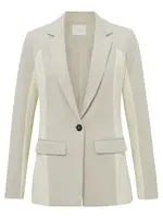 YAYA YAYA - Cotton Scuba Slim Fit Blazer