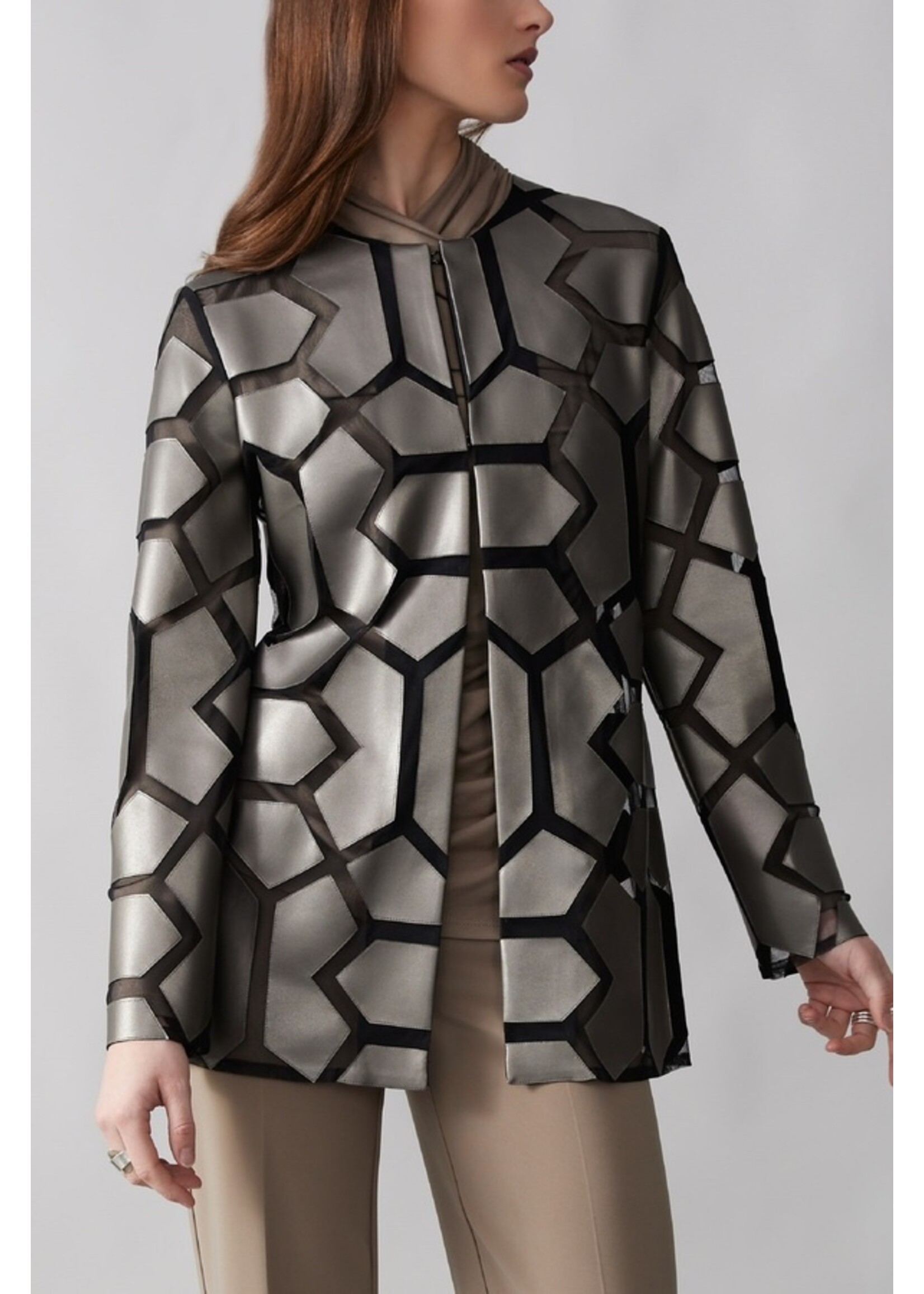 Joseph Ribkoff Joseph Ribkoff -  Geometric Pattern jacket 241905