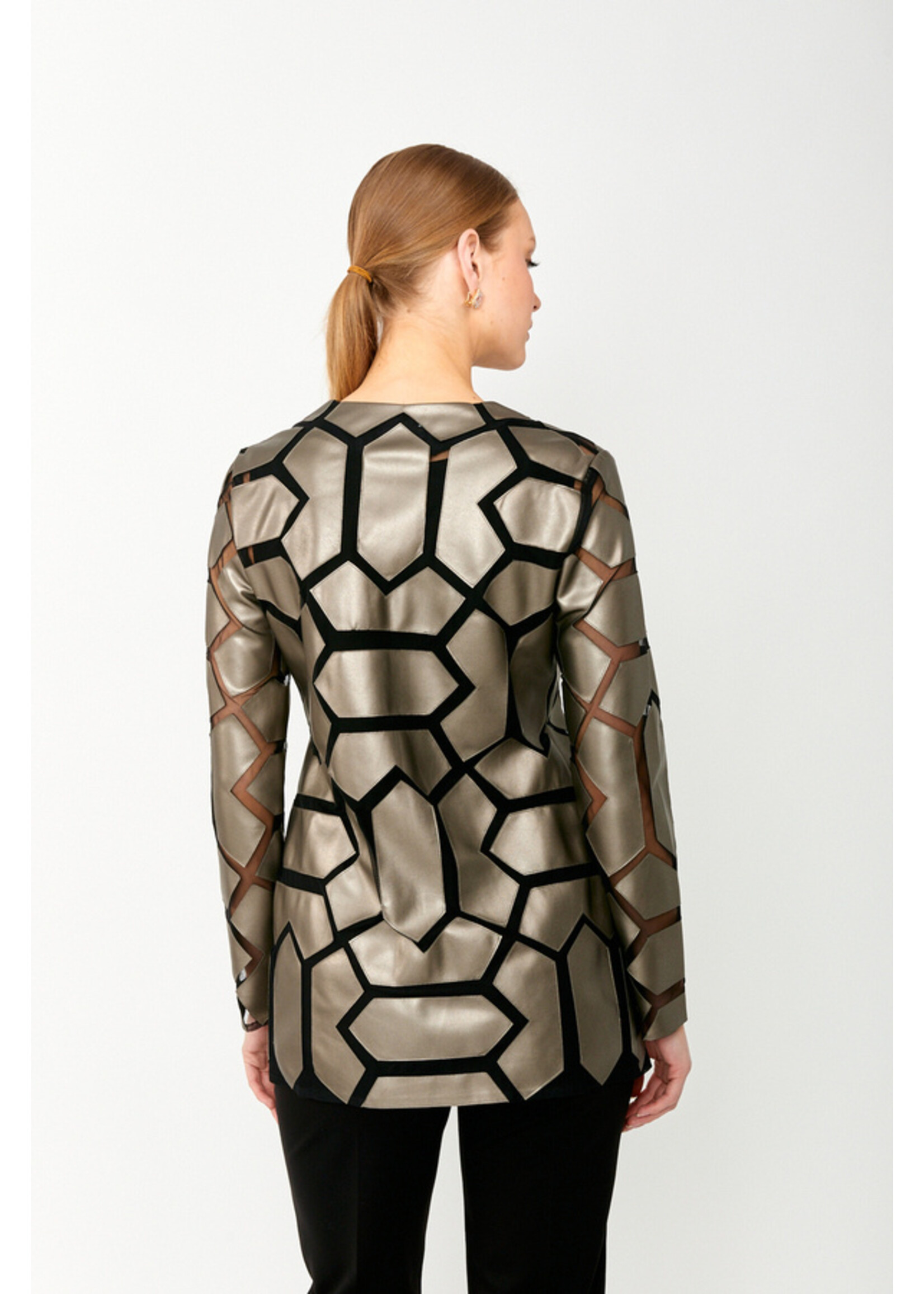 Joseph Ribkoff Joseph Ribkoff -  Geometric Pattern jacket 241905