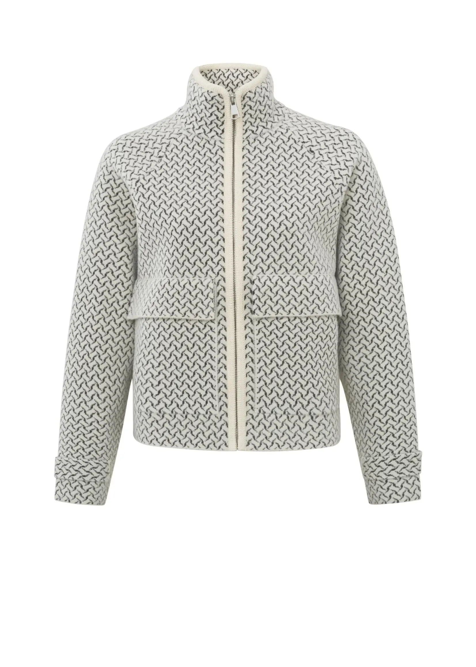 YAYA YAYA - Knitted Print Jacket