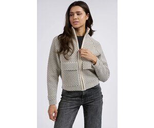 YAYA - Knitted Print Jacket - MonAmie Boutique