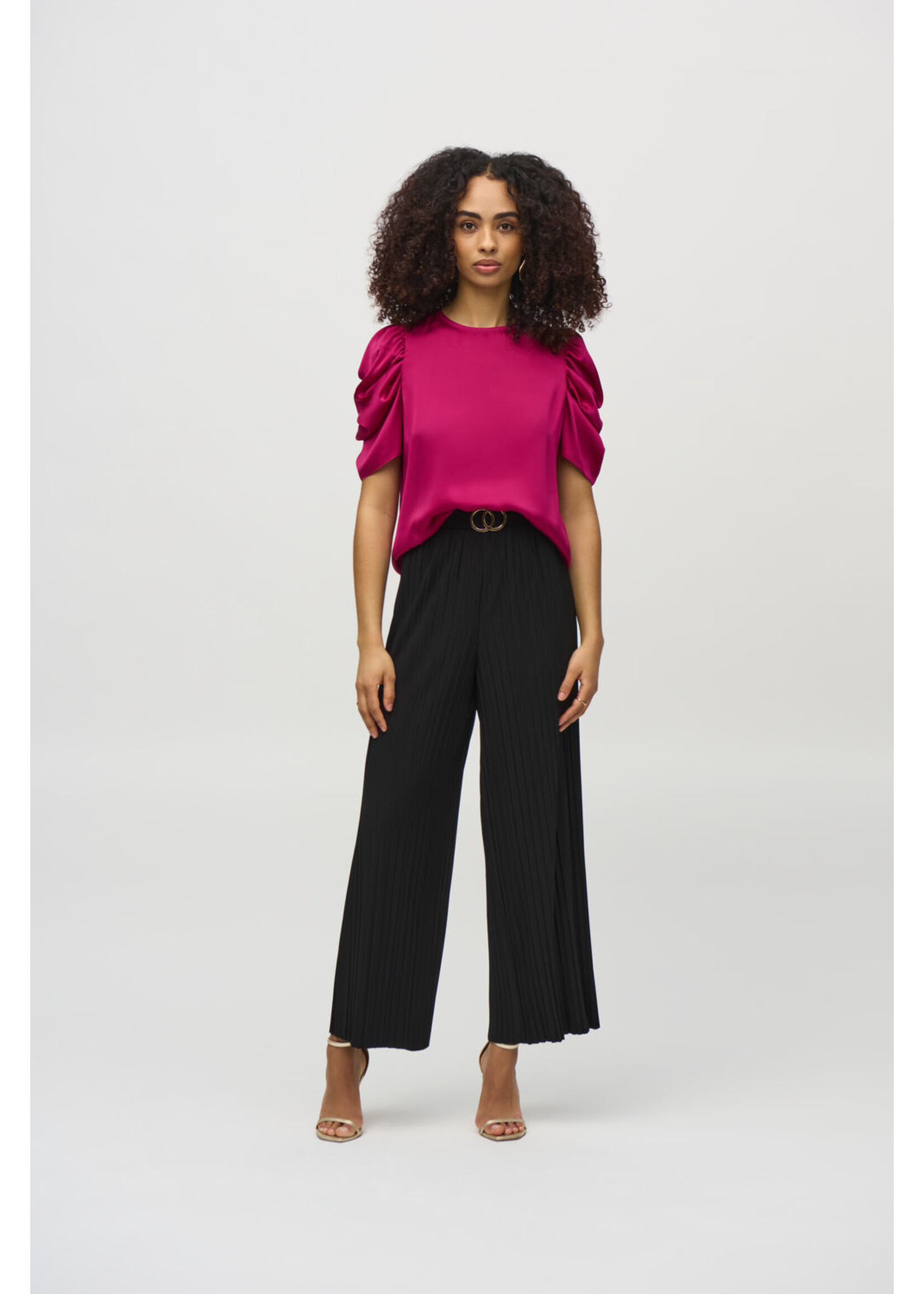 Joseph Ribkoff Joseph Ribkoff -Wide-leg Belted Trousers Style 244169