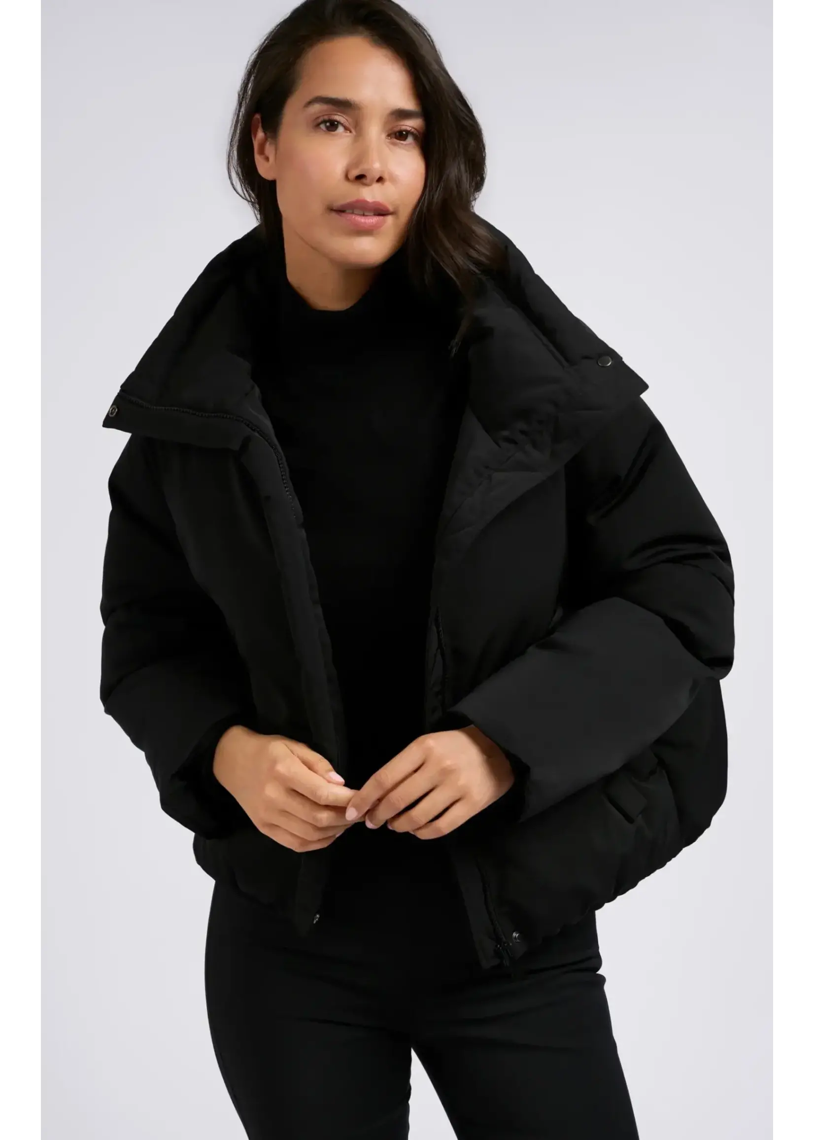 YAYA Yaya - Oversized Cropped Nylon Puffer