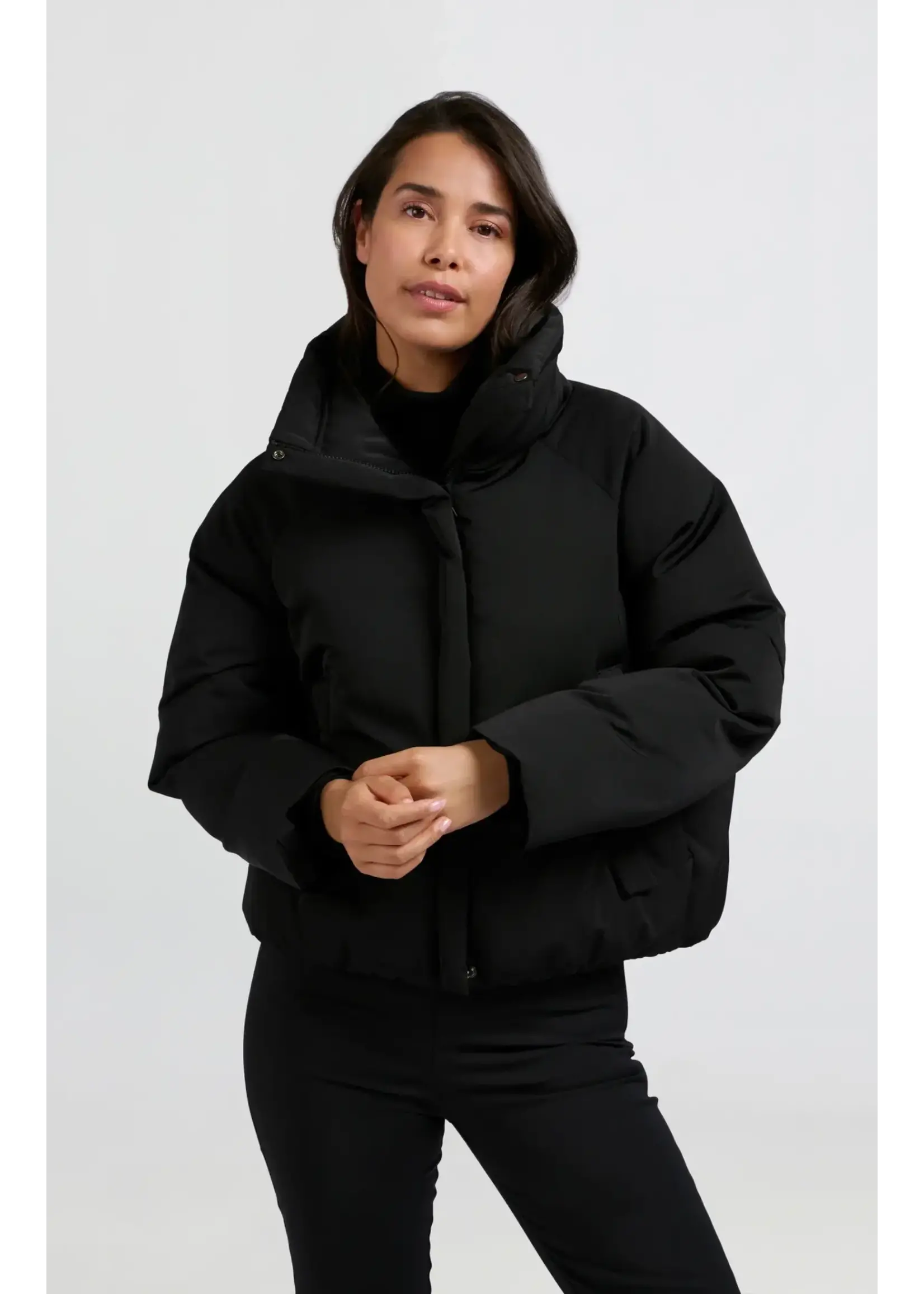 YAYA Yaya - Oversized Cropped Nylon Puffer