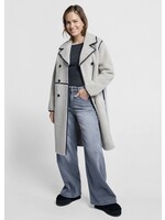 YAYA Yaya - Faux Shearling Double Breasted Coat