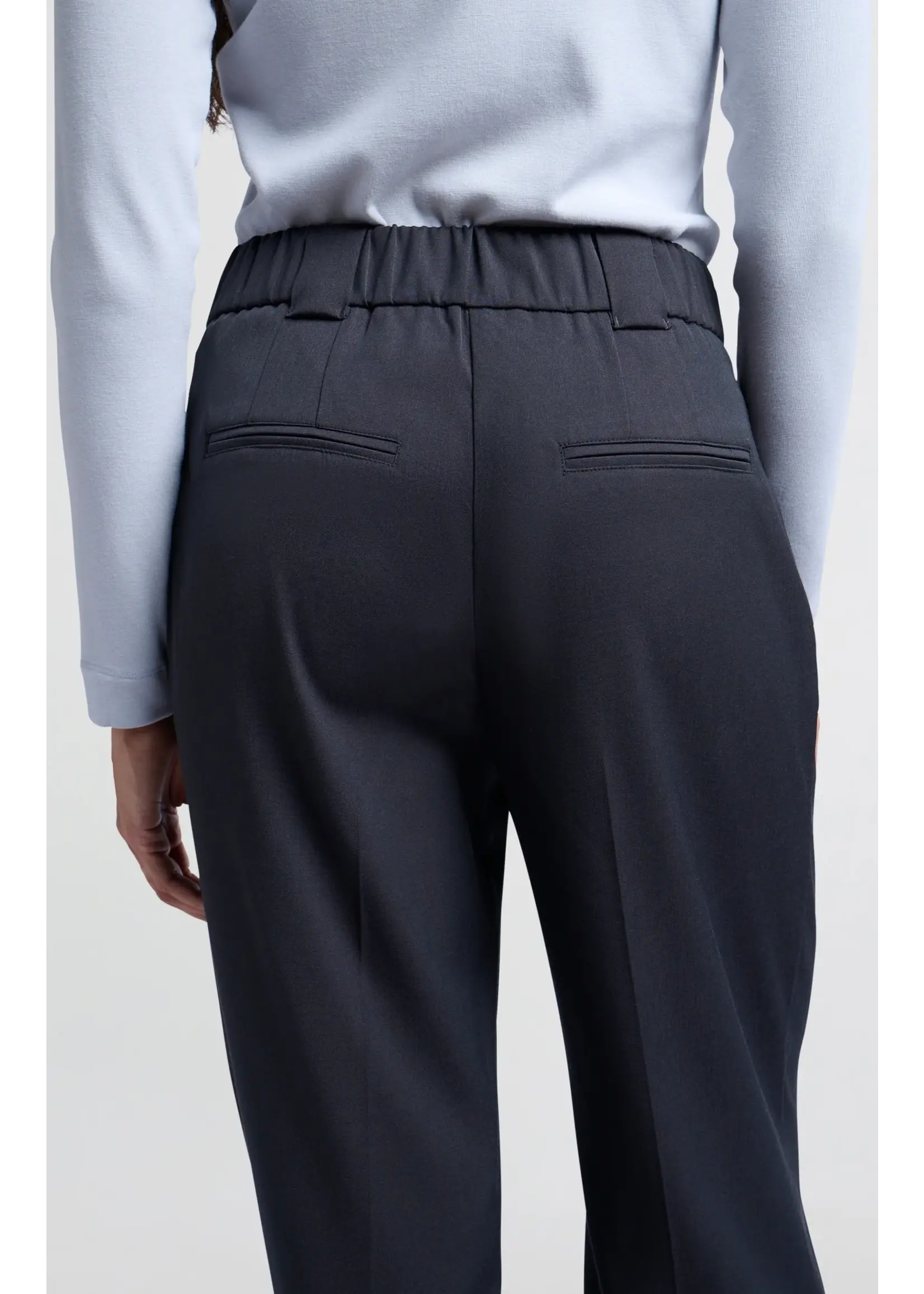 YAYA Yaya - Wide Leg Trousers with Placket