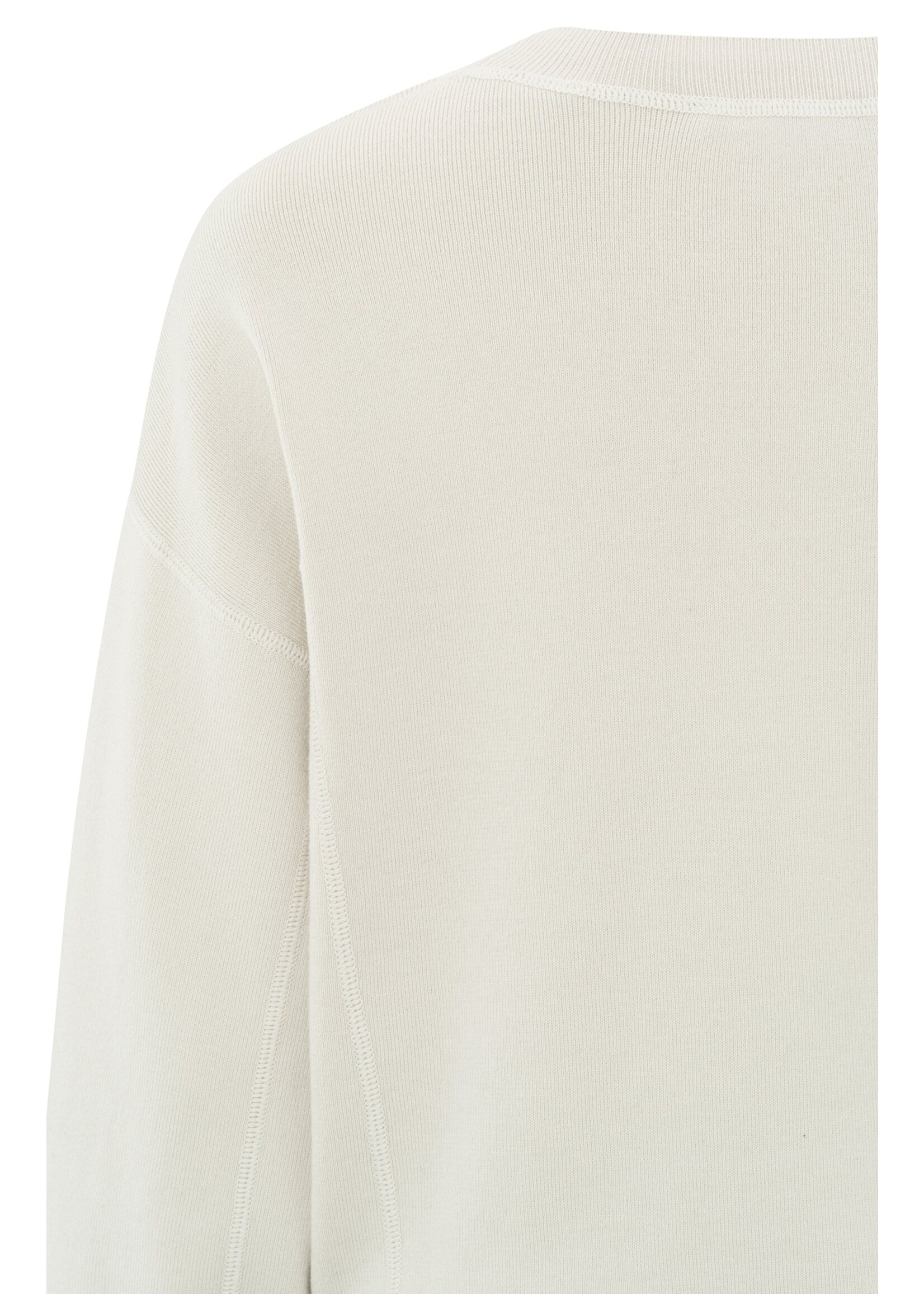 YAYA Yaya - Sweater with overlock Stitching