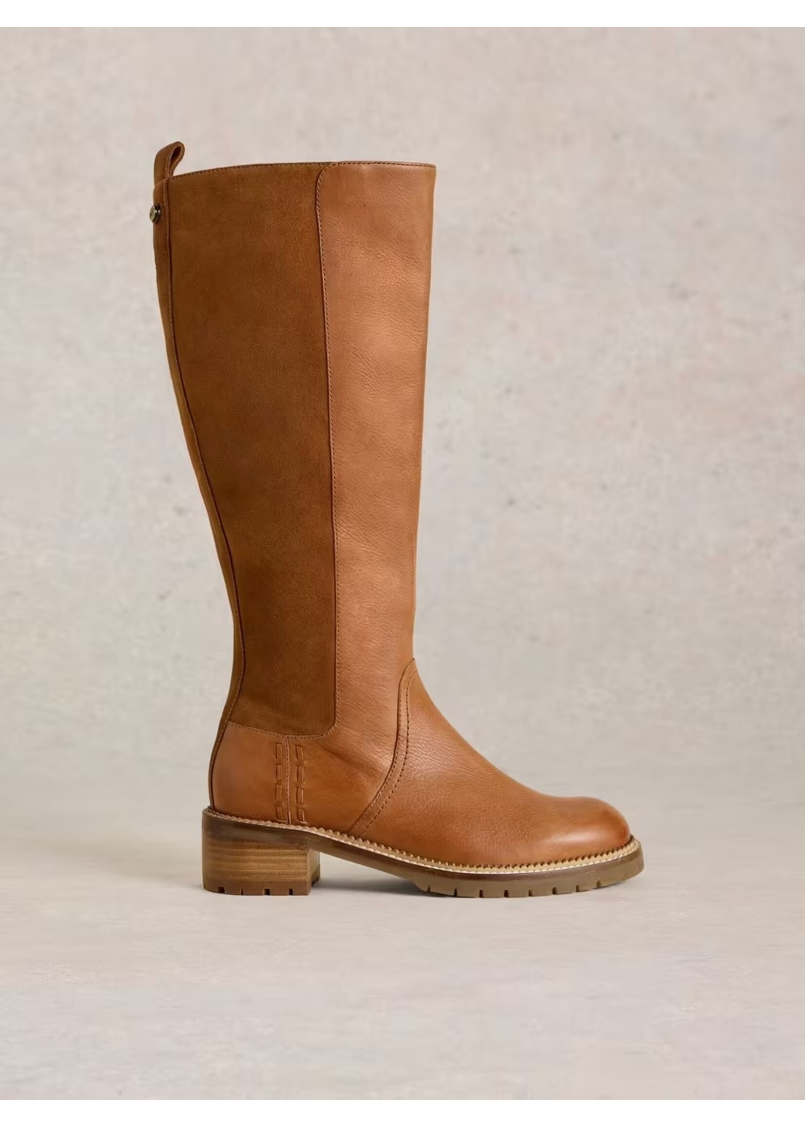 White Stuff Femme White Stuff - Serena Leather Knee High Boot