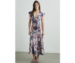 rails dina satin midi dress RAILS Dina midi satin dress